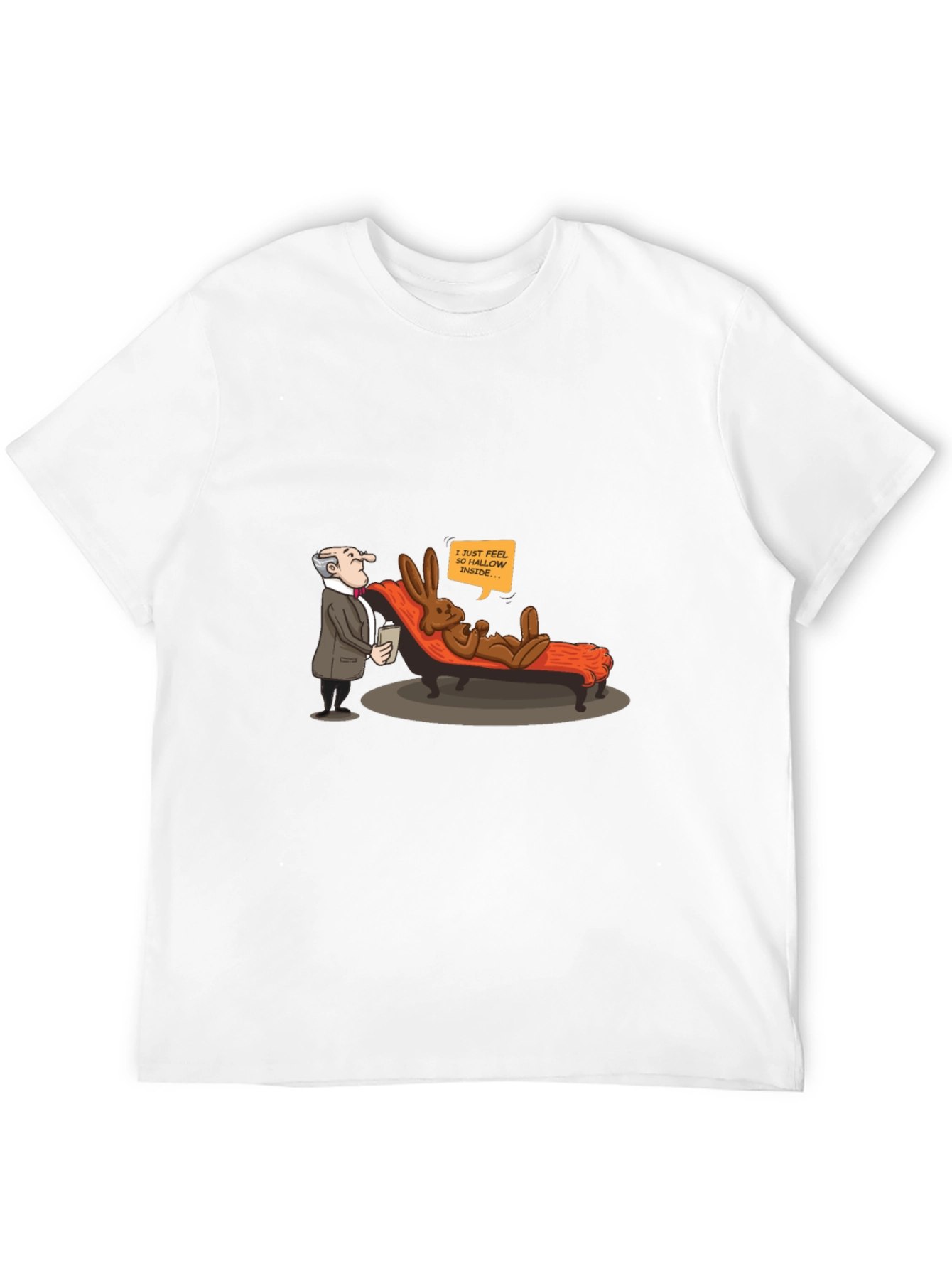 Funny Easter Bunny T-Shirt - Hollow Inside Therapy