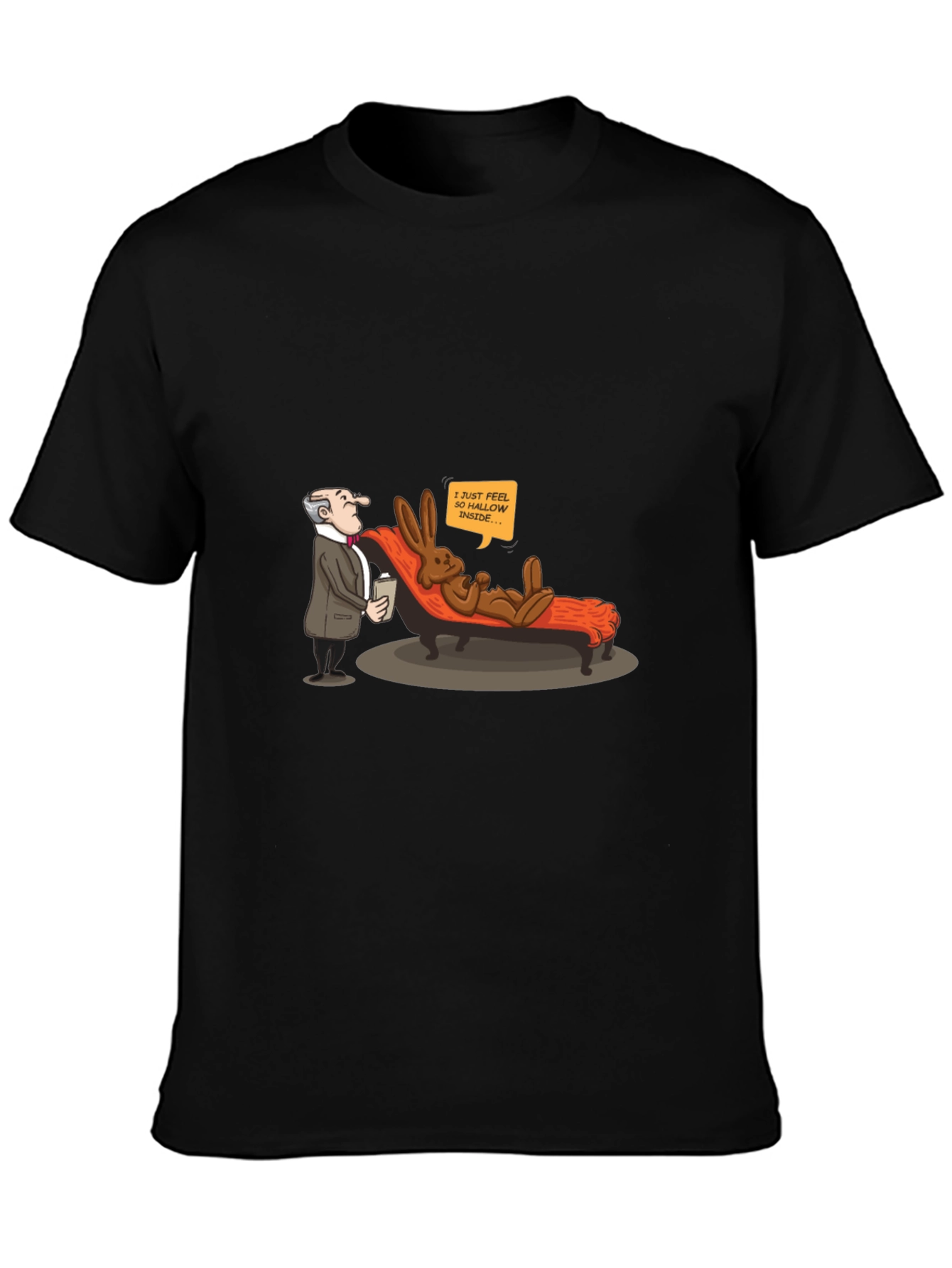 Funny Easter Bunny T-Shirt - Hollow Inside Therapy