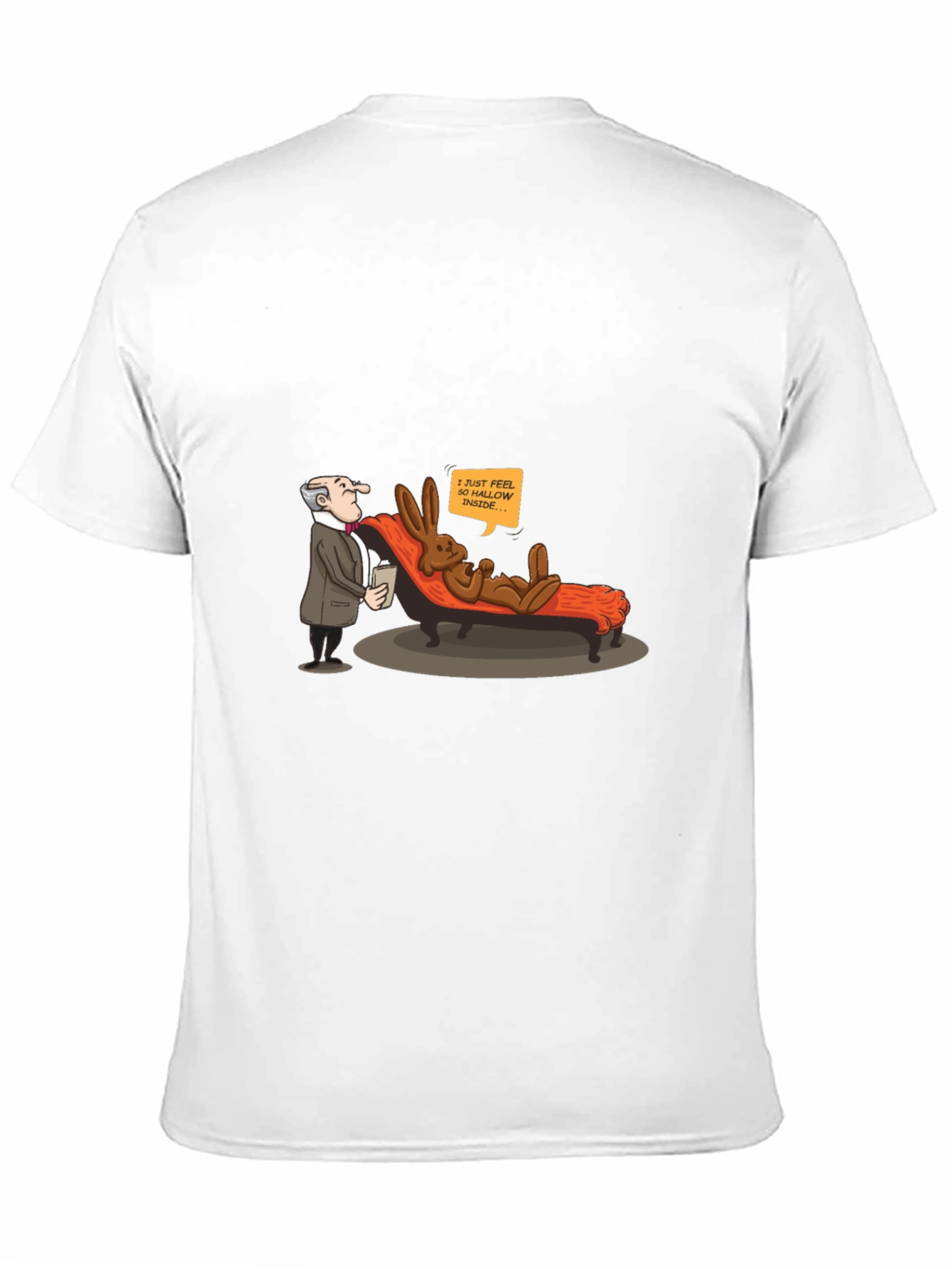Funny Easter Bunny T-Shirt - Hollow Inside Therapy