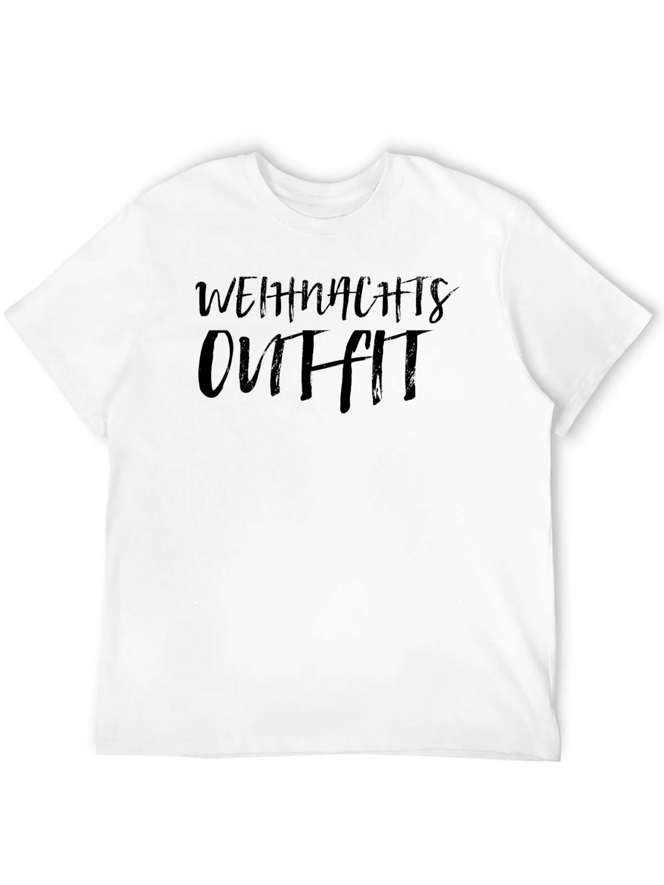 Weihnachts Outfit Black T-Shirt