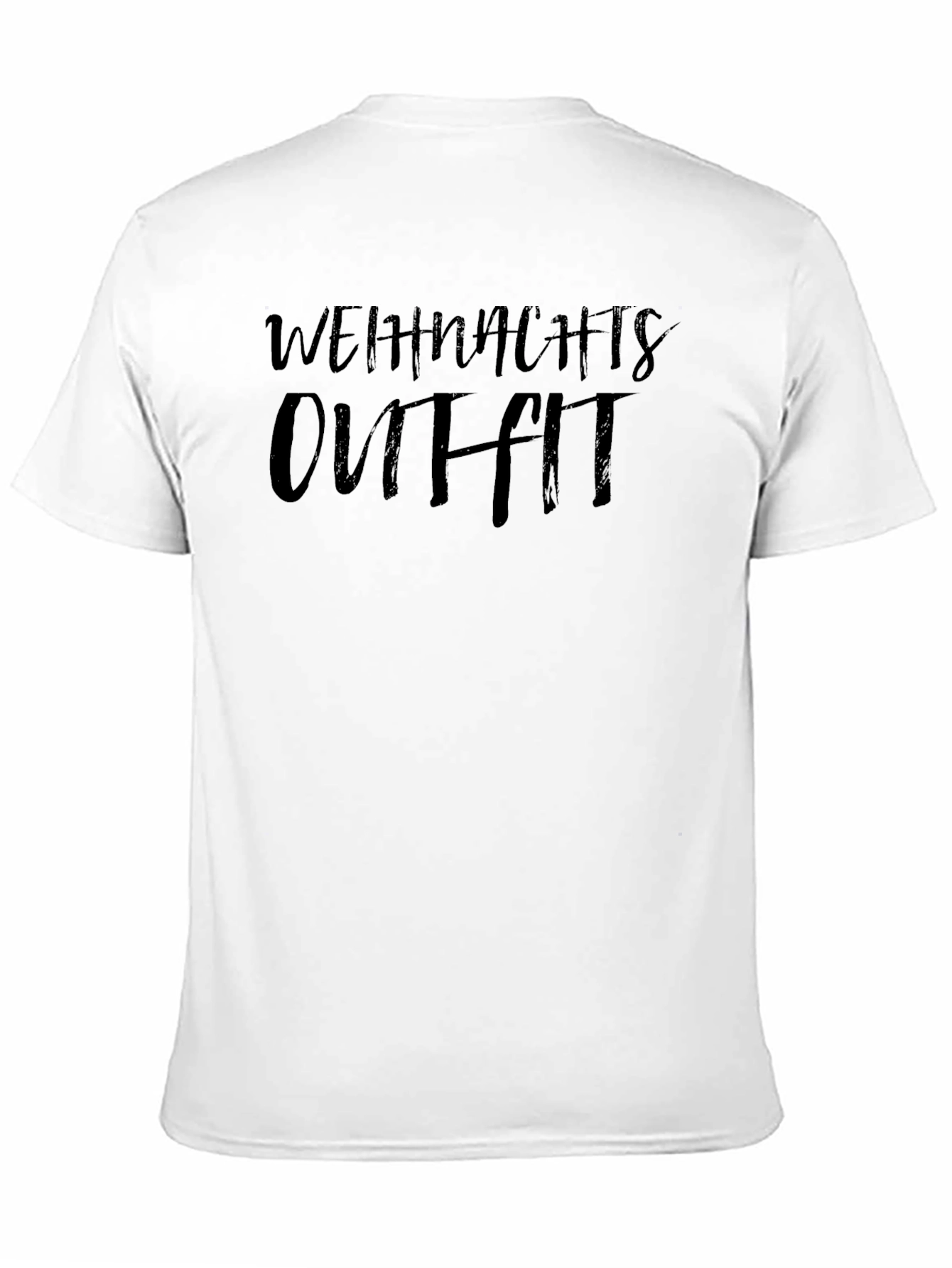 Weihnachts Outfit Black T-Shirt