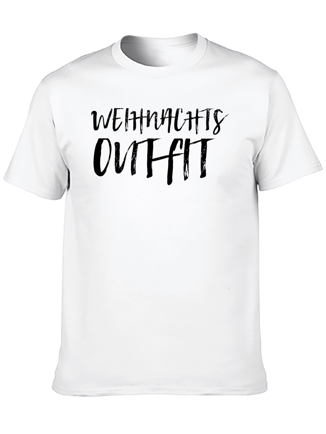 Weihnachts Outfit Black T-Shirt