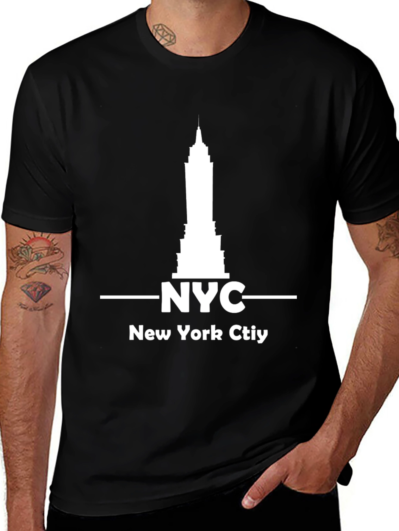 NYC Empire State Building Graphic Tee