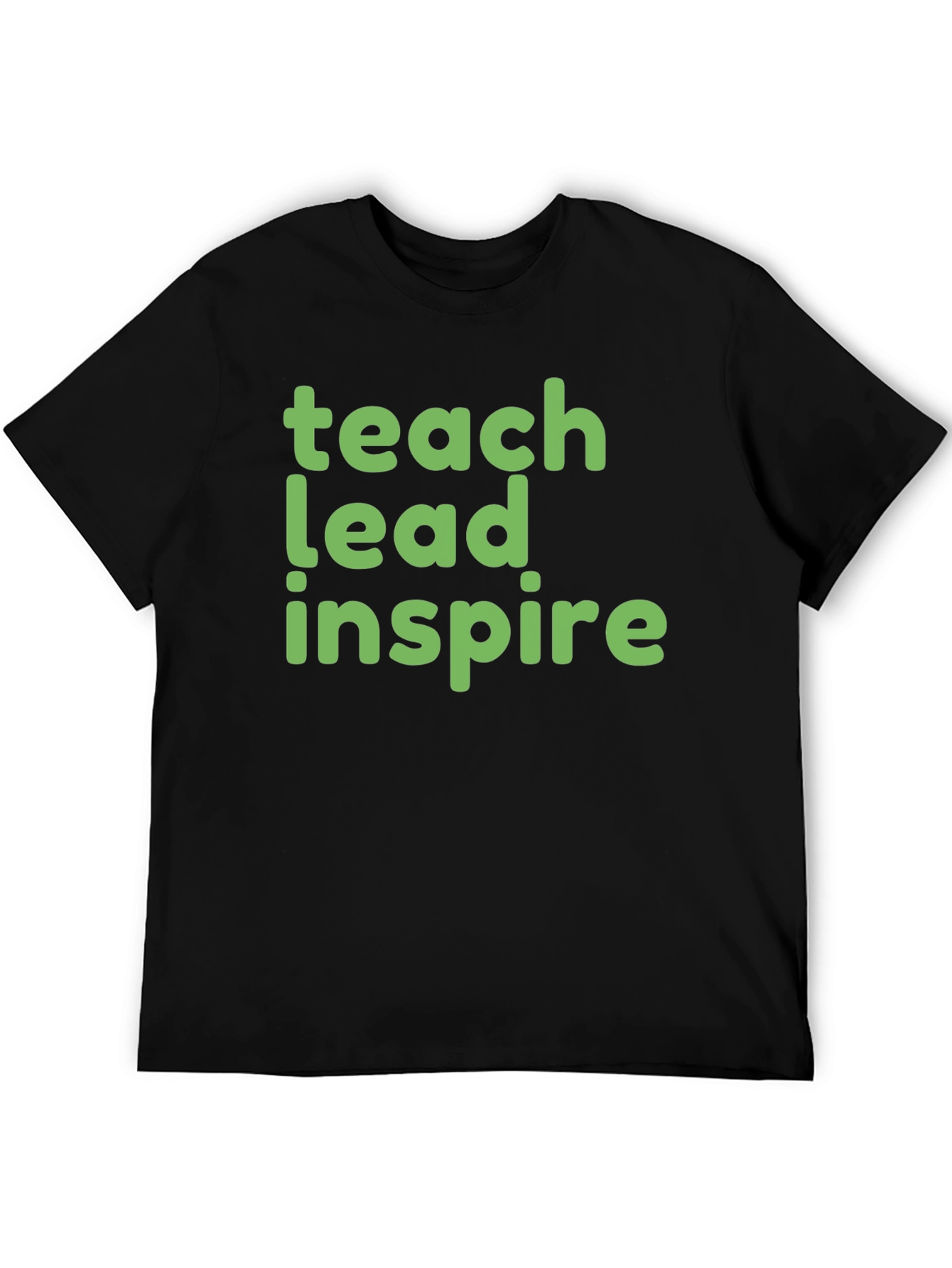 Teach Lead Inspire Graphic Tee - Black