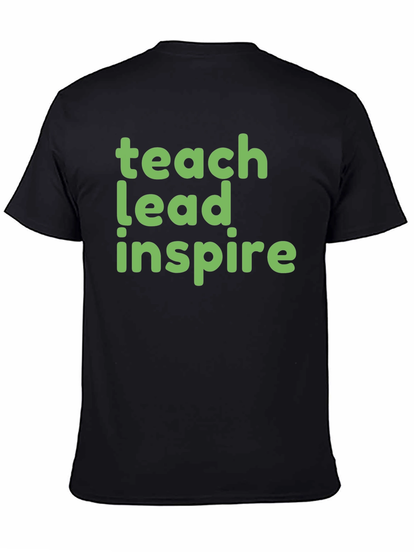 Teach Lead Inspire Graphic Tee - Black