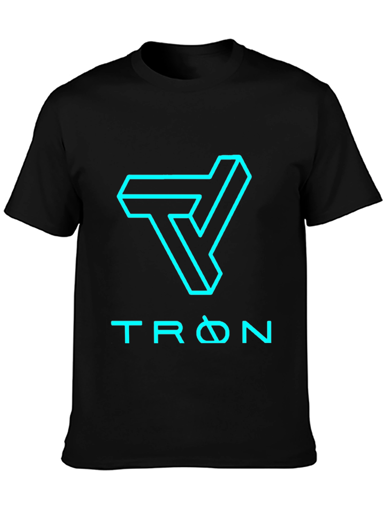Tron Inspired Black T-Shirt
