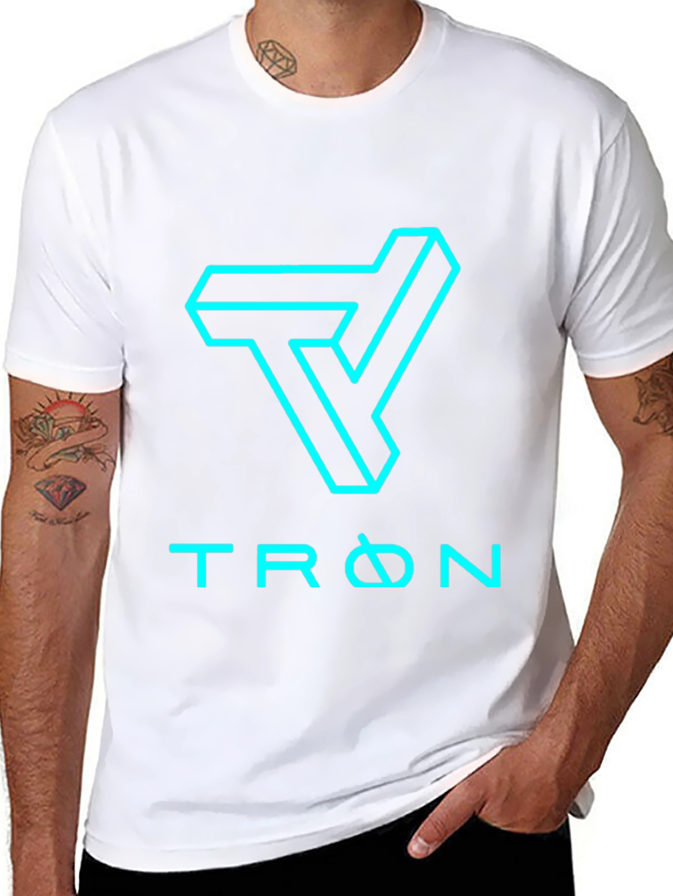 Tron Inspired Black T-Shirt