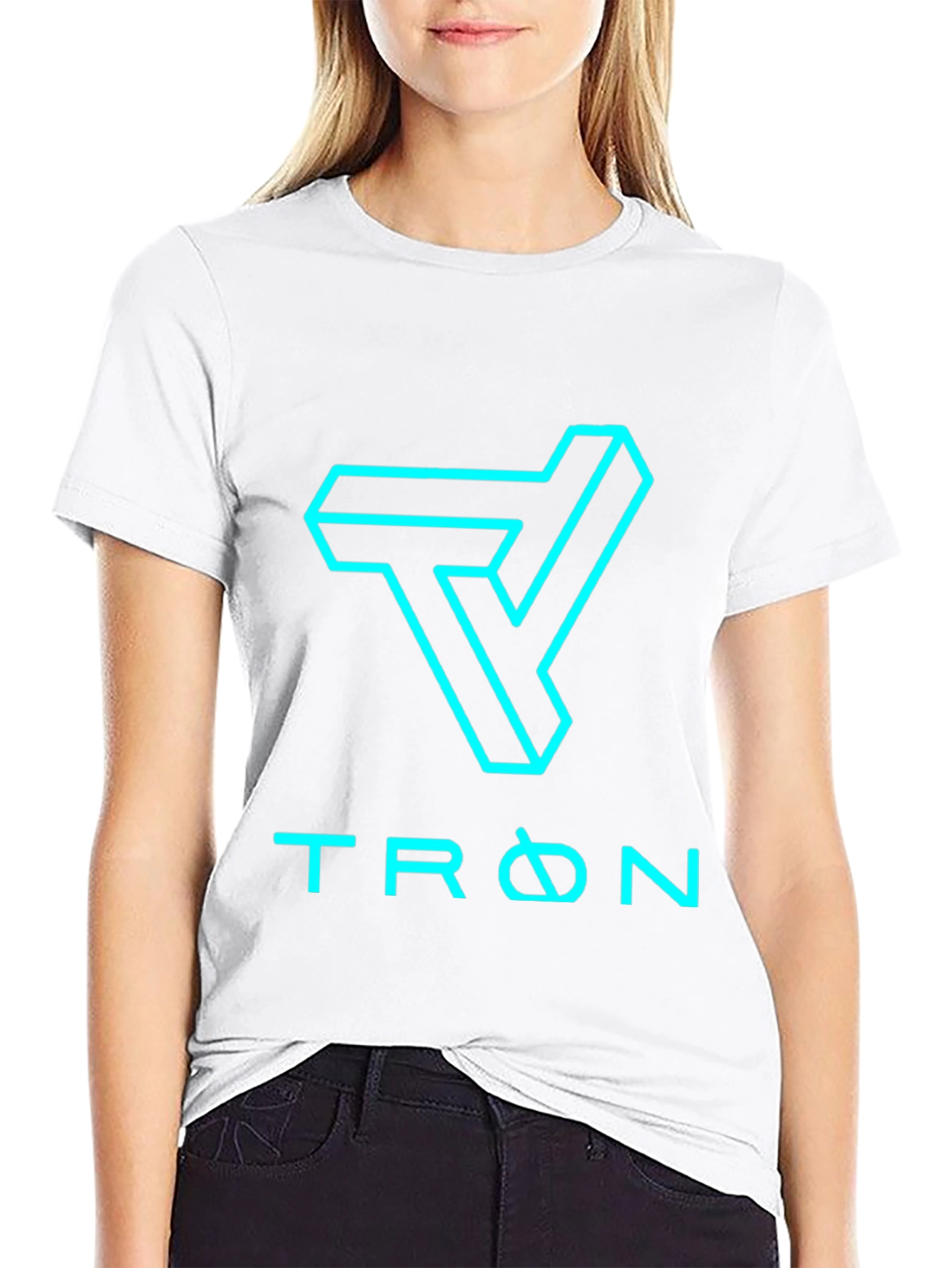 Tron Inspired Black T-Shirt