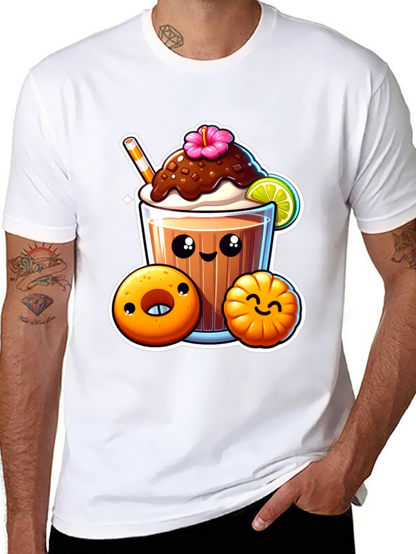 Kawaii Dessert Graphic Tee - Cute Style Shirt