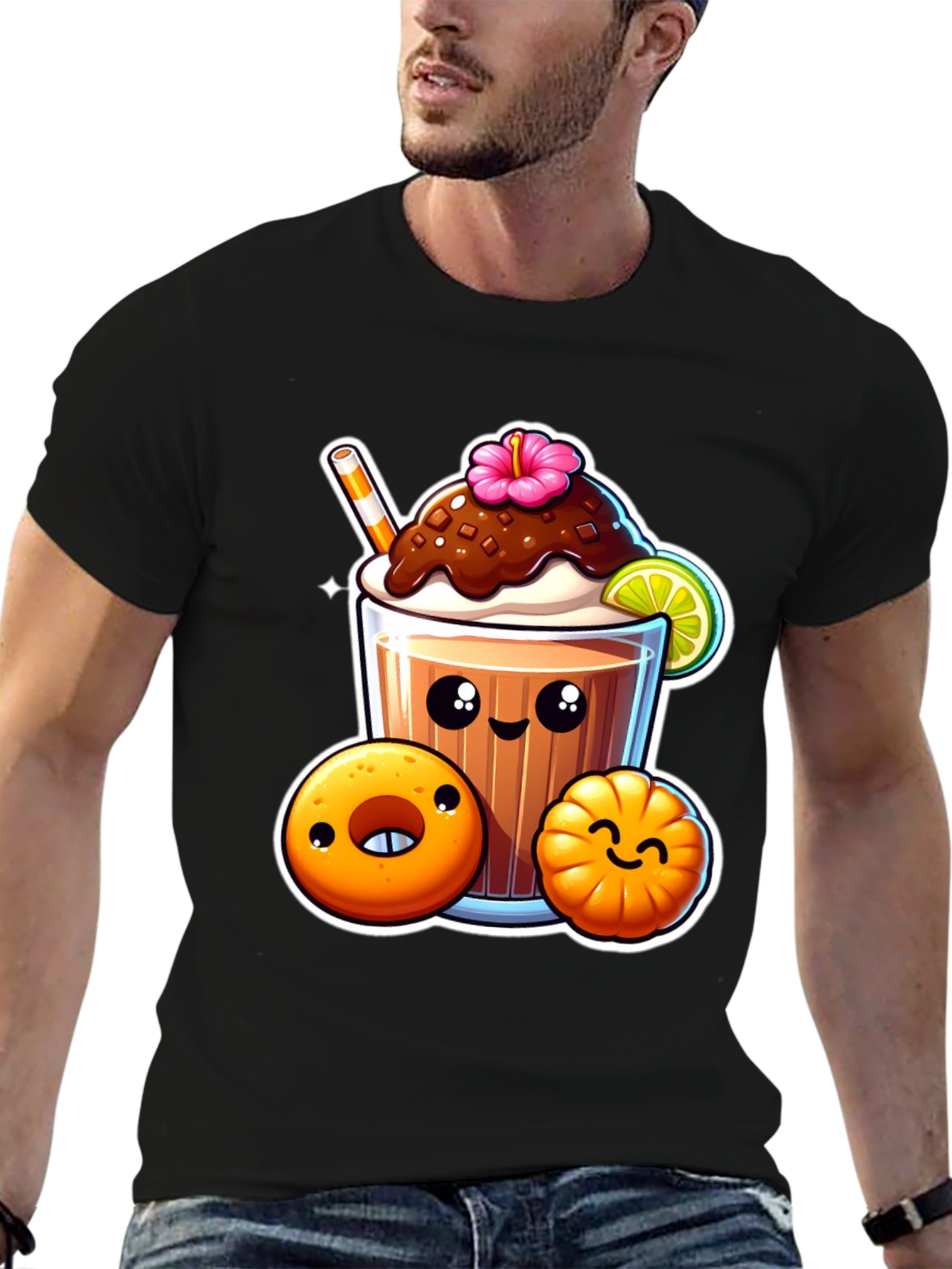 Kawaii Dessert Graphic Tee - Cute Style Shirt