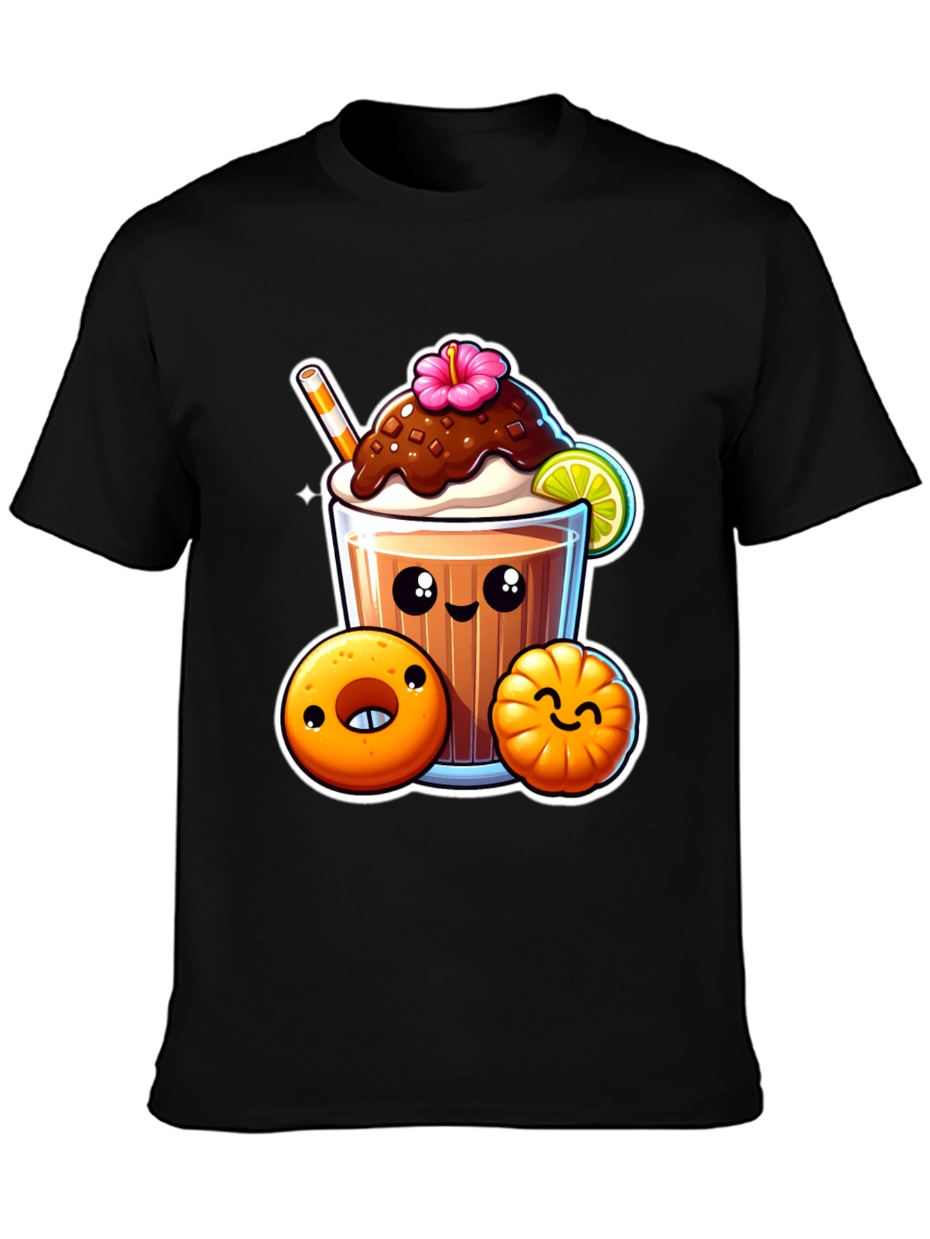 Kawaii Dessert Graphic Tee - Cute Style Shirt