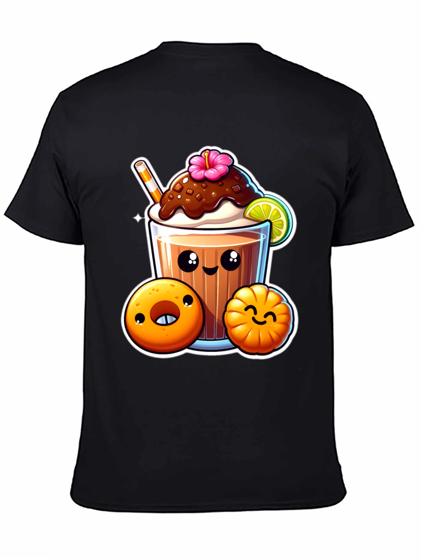 Kawaii Dessert Graphic Tee - Cute Style Shirt