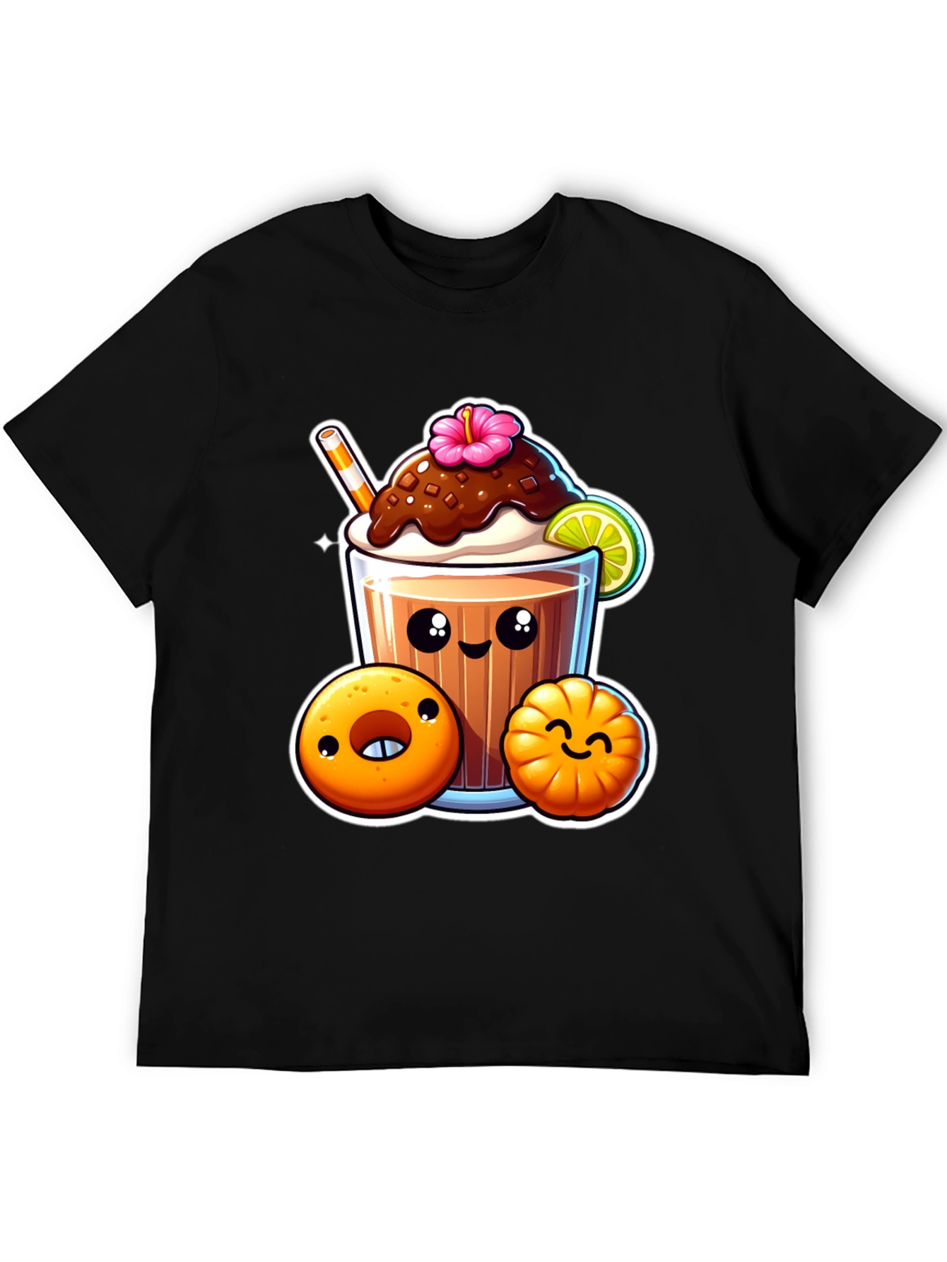Kawaii Dessert Graphic Tee - Cute Style Shirt