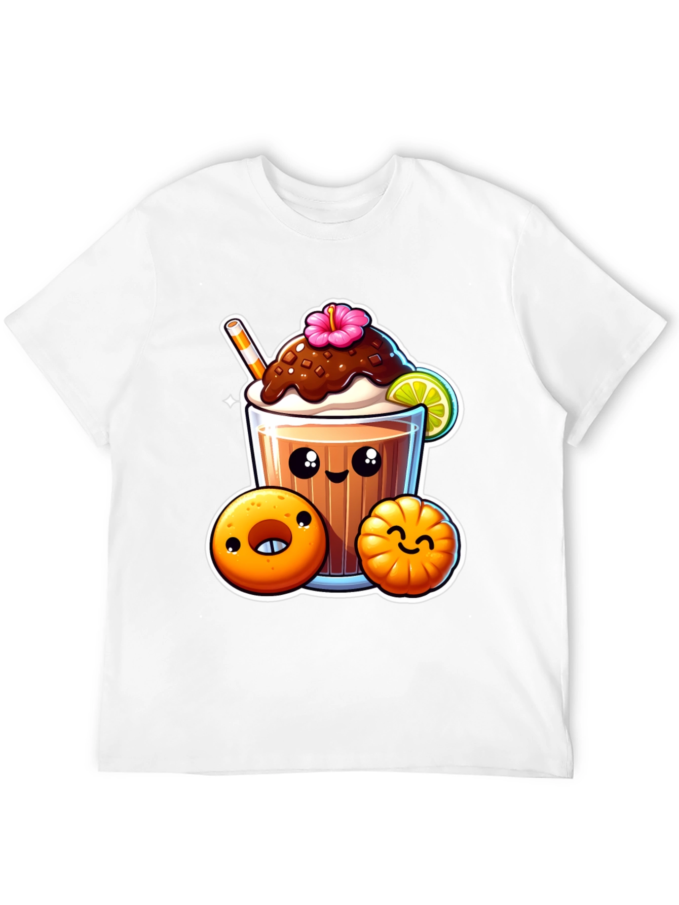 Kawaii Dessert Graphic Tee - Cute Style Shirt