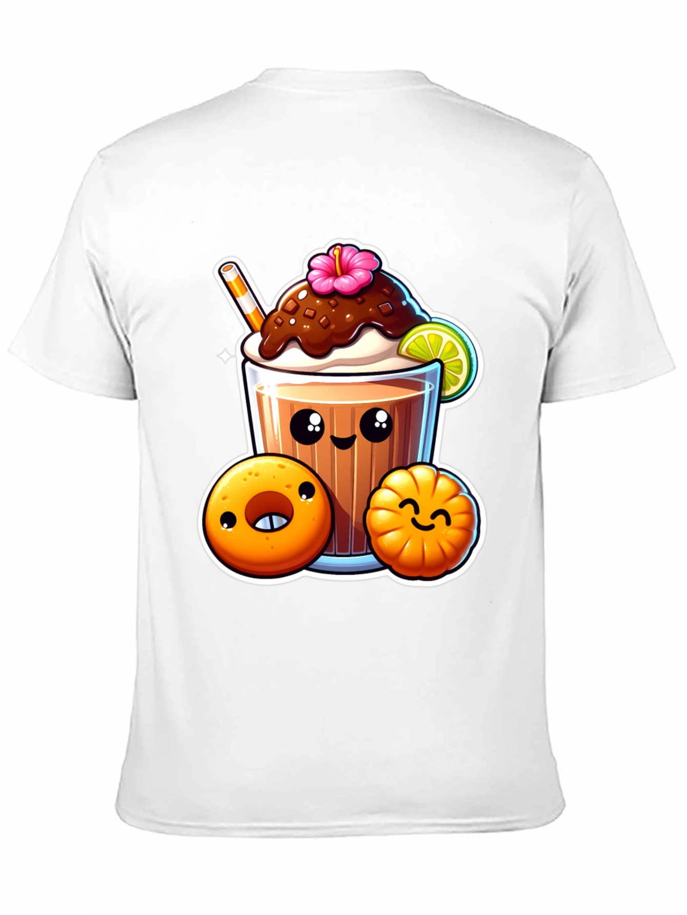 Kawaii Dessert Graphic Tee - Cute Style Shirt