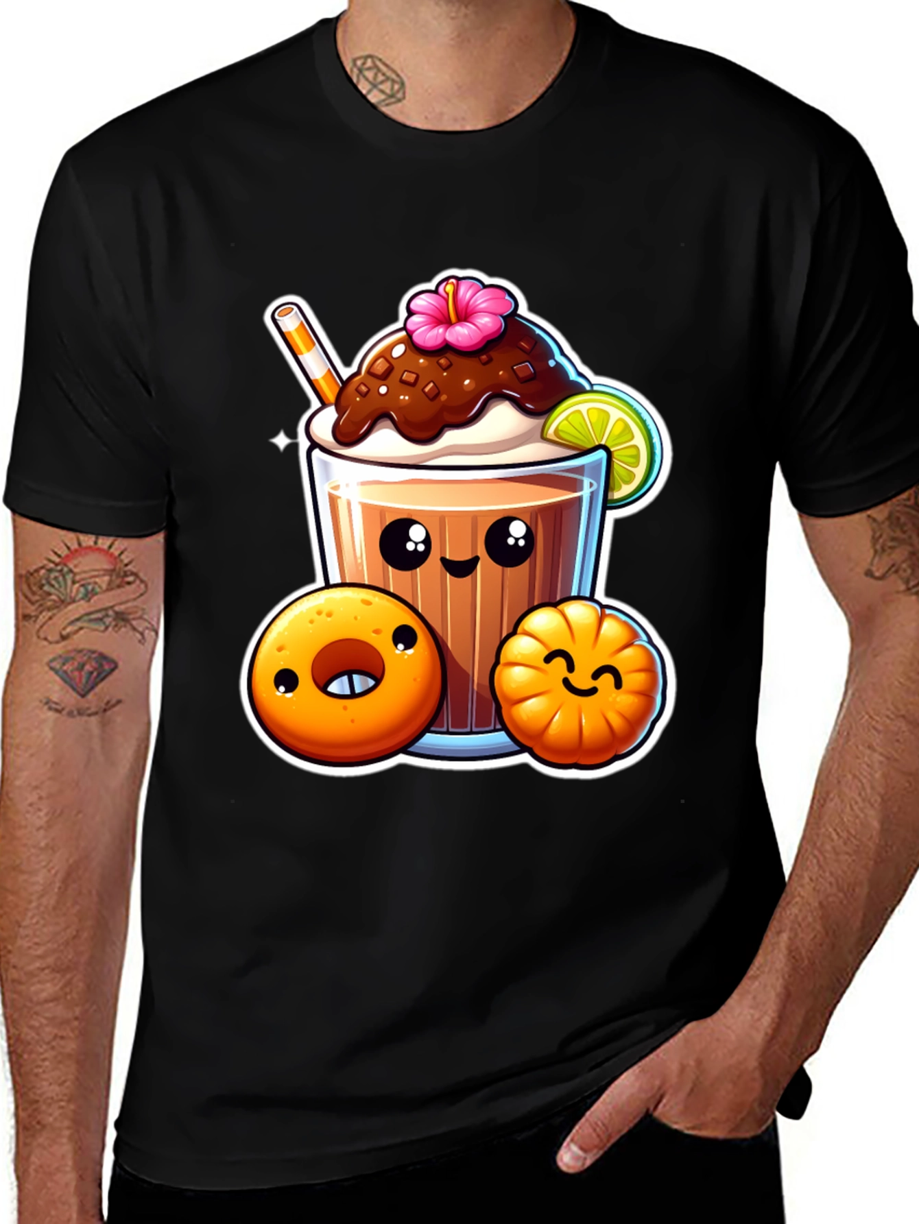 Kawaii Dessert Graphic Tee - Cute Style Shirt
