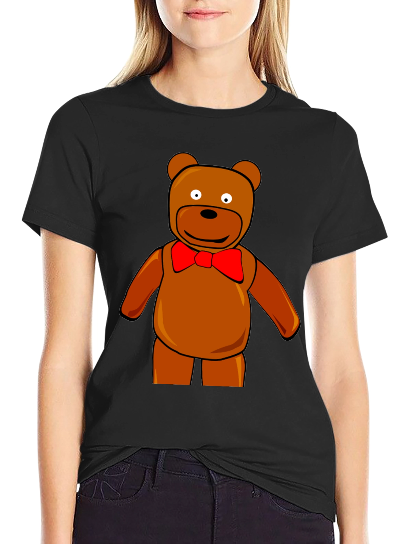 Teddy Bear Graphic Tee - Fun Cartoon Bear T-Shirt