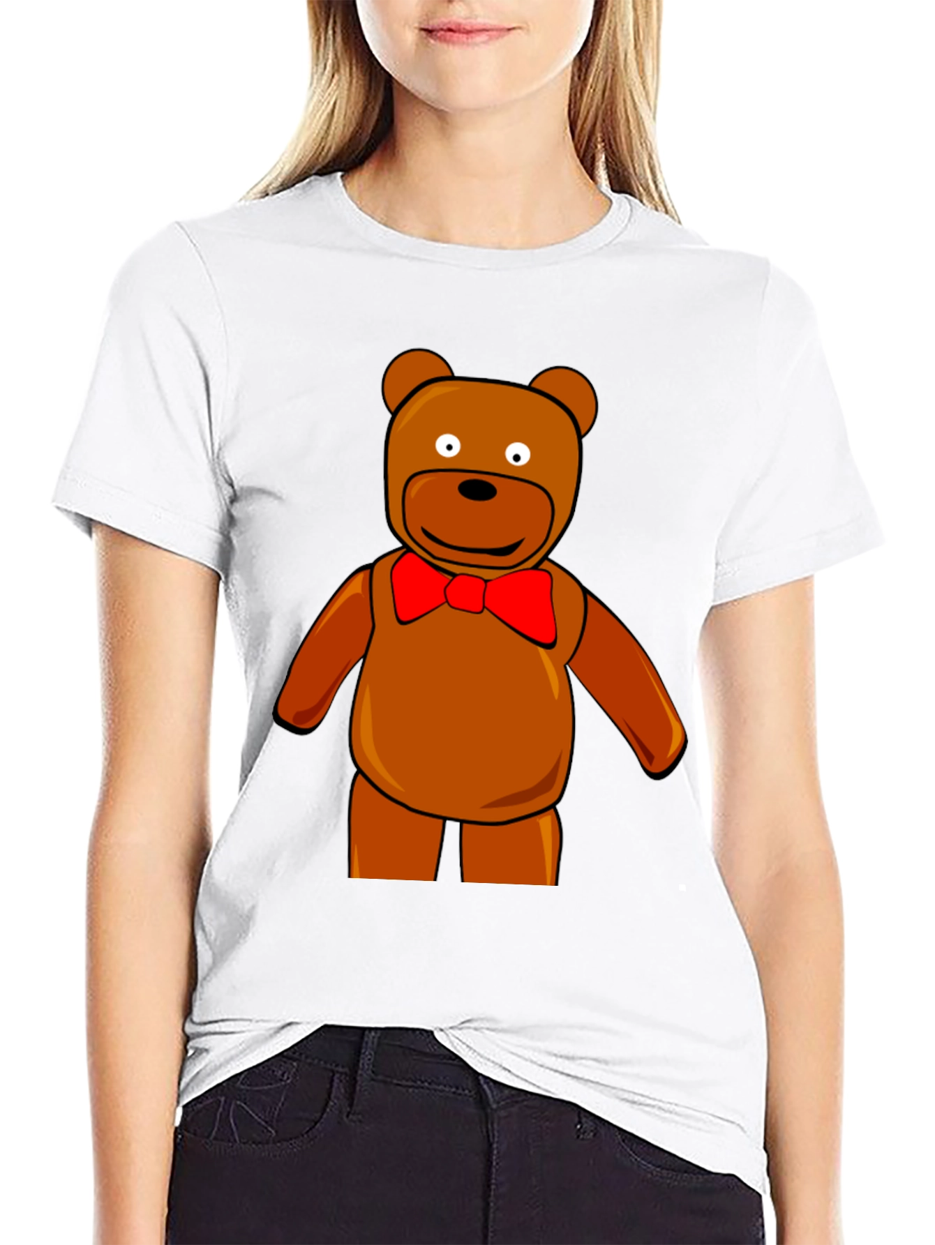 Teddy Bear Graphic Tee - Fun Cartoon Bear T-Shirt