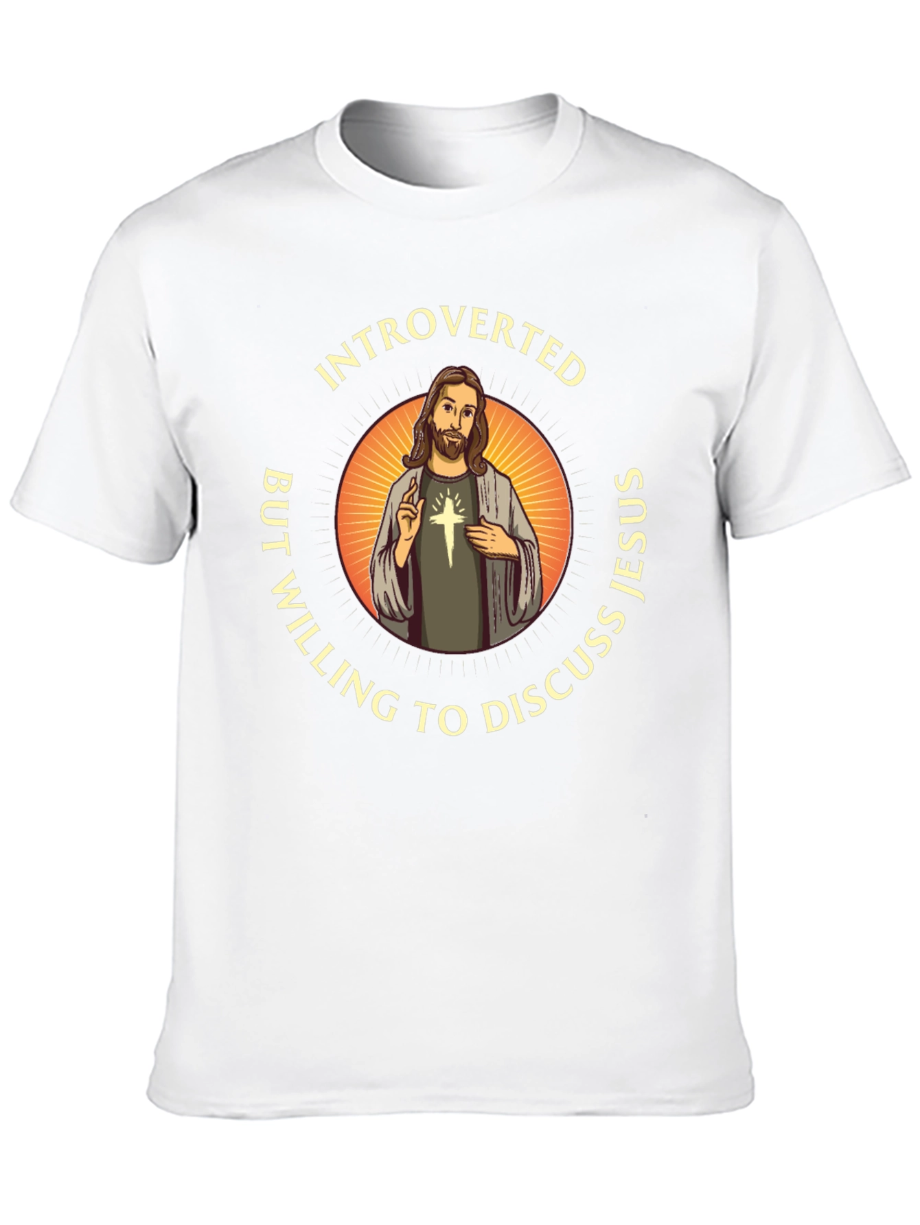 Introverted But Willing to Discuss Jesus T-Shirt