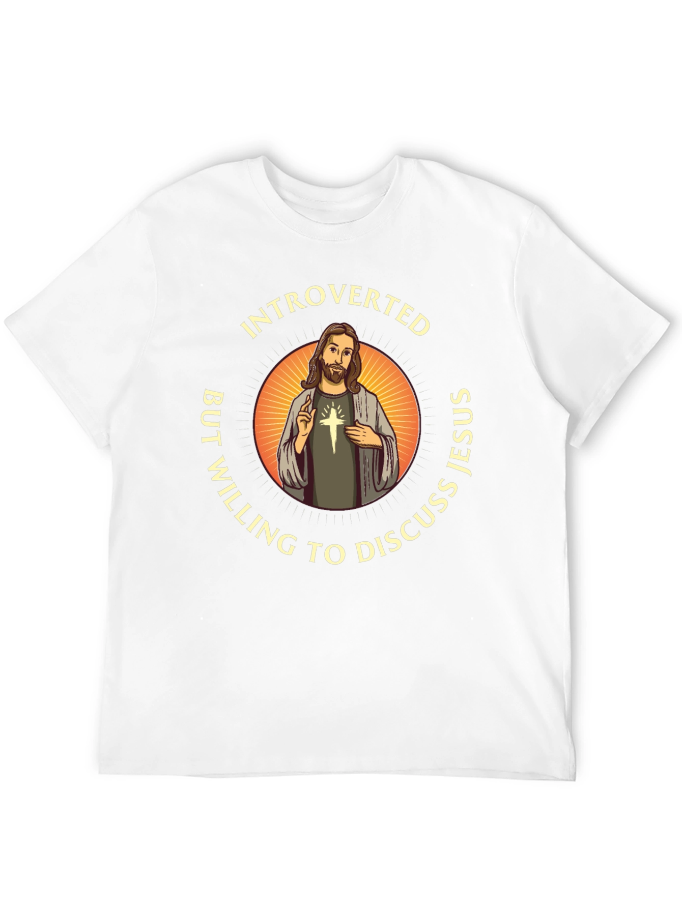 Introverted But Willing to Discuss Jesus T-Shirt