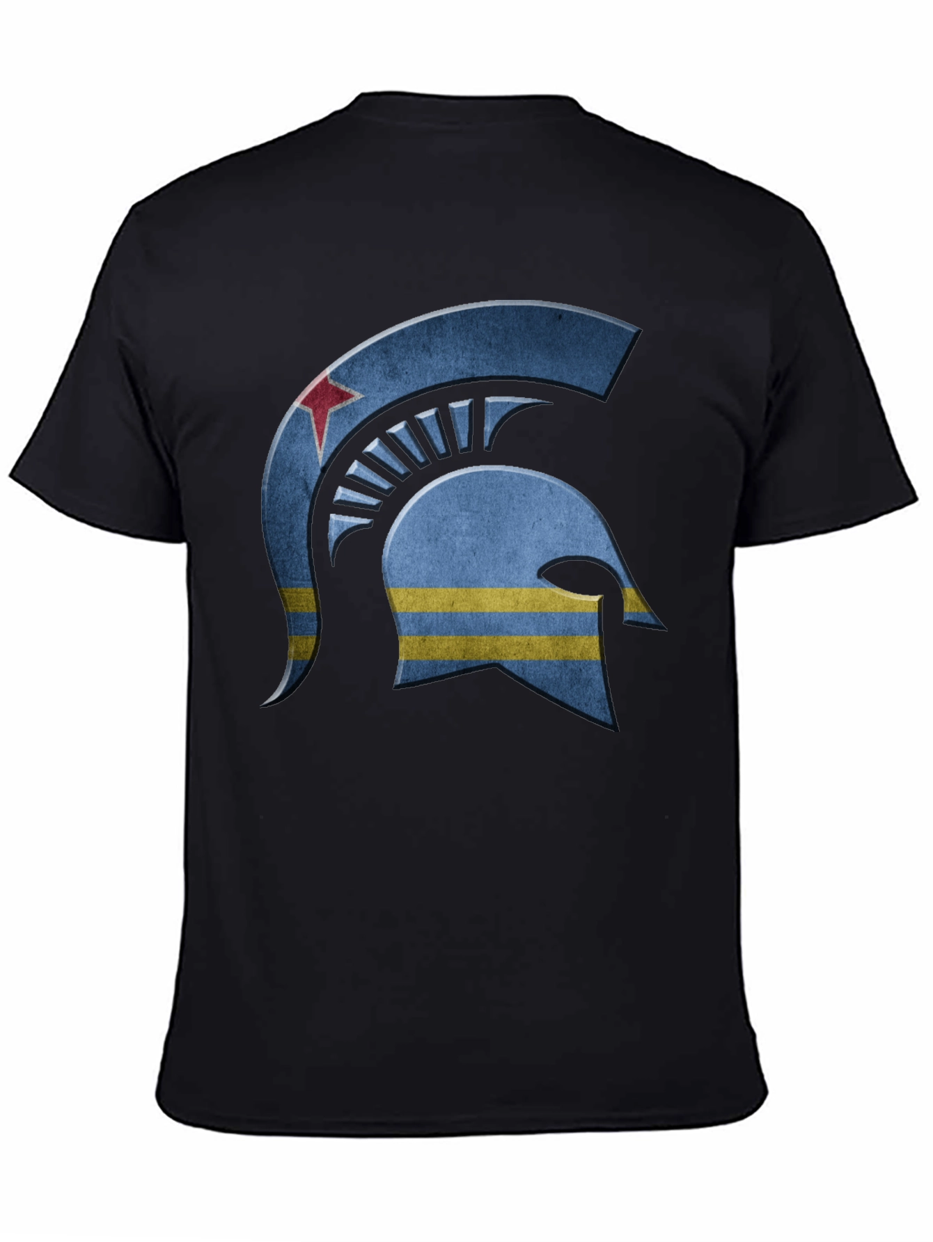 Aruba Spartan Helmet T-Shirt - Stylish & Unique Design