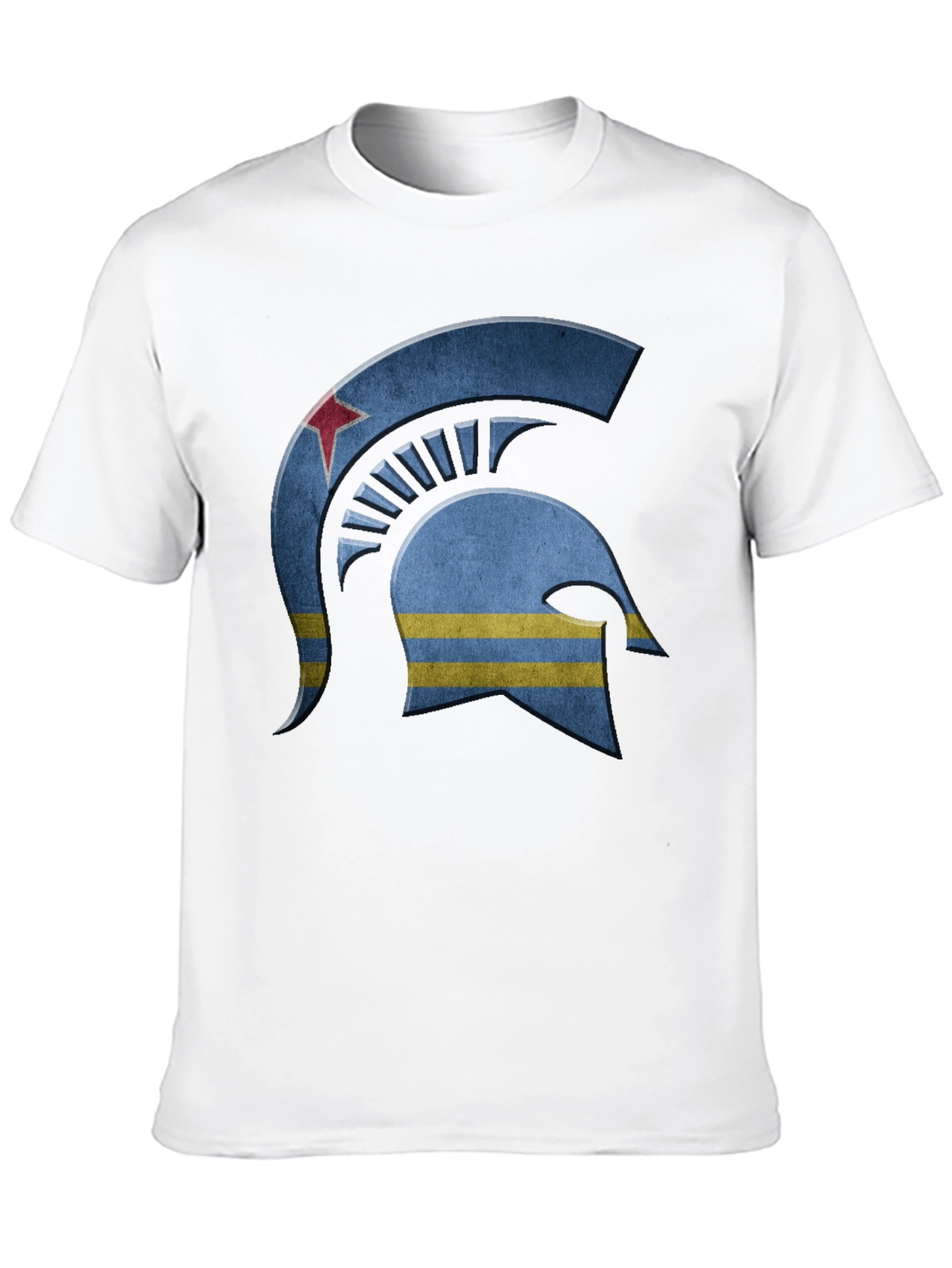 Aruba Spartan Helmet T-Shirt - Stylish & Unique Design