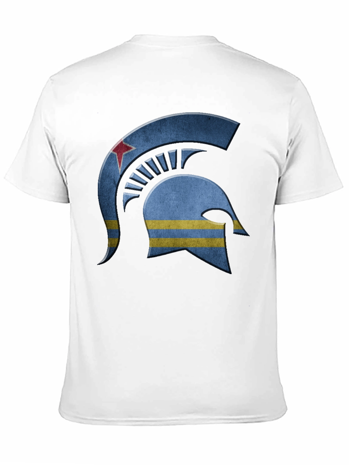 Aruba Spartan Helmet T-Shirt - Stylish & Unique Design