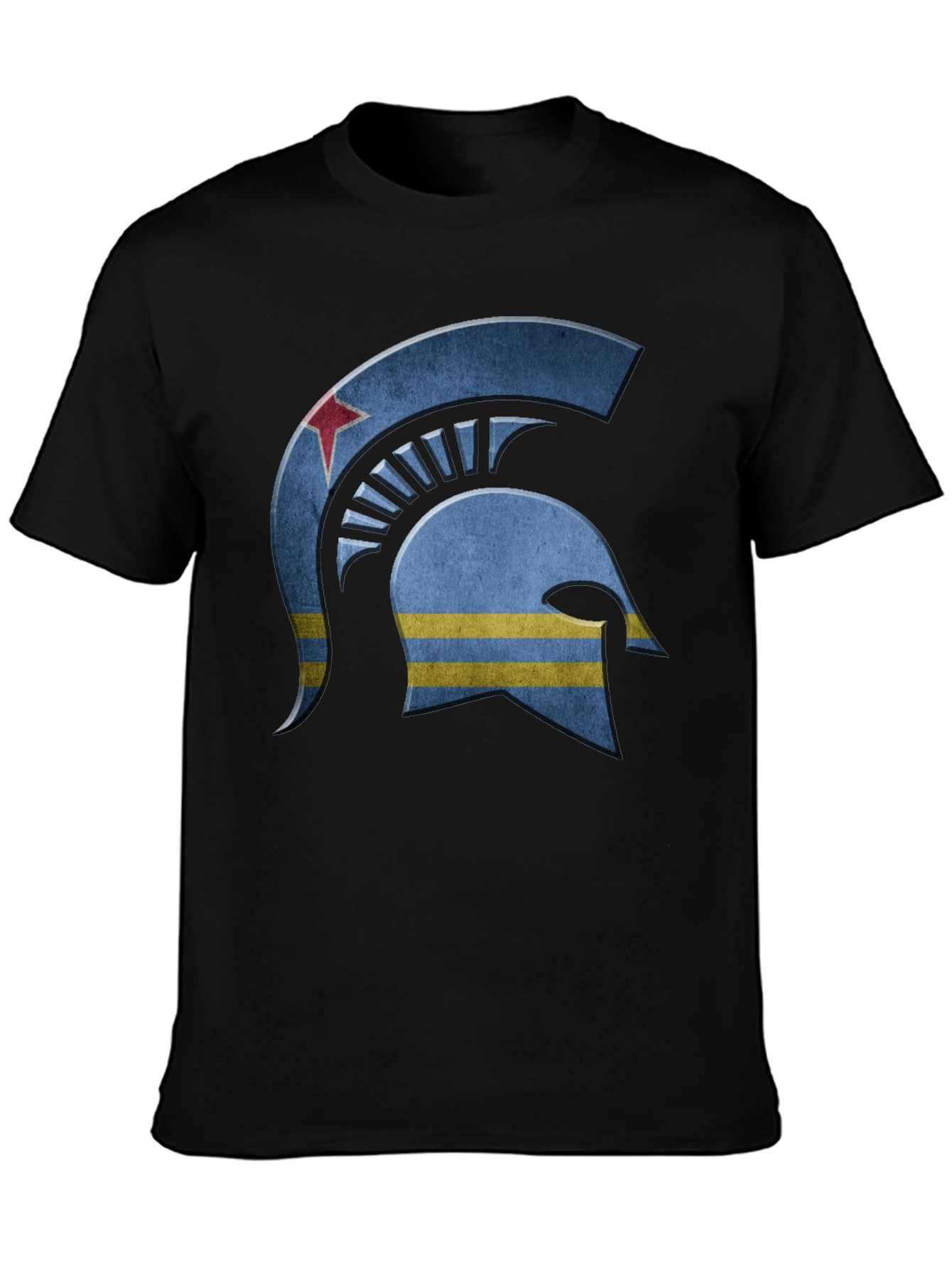 Aruba Spartan Helmet T-Shirt - Stylish & Unique Design