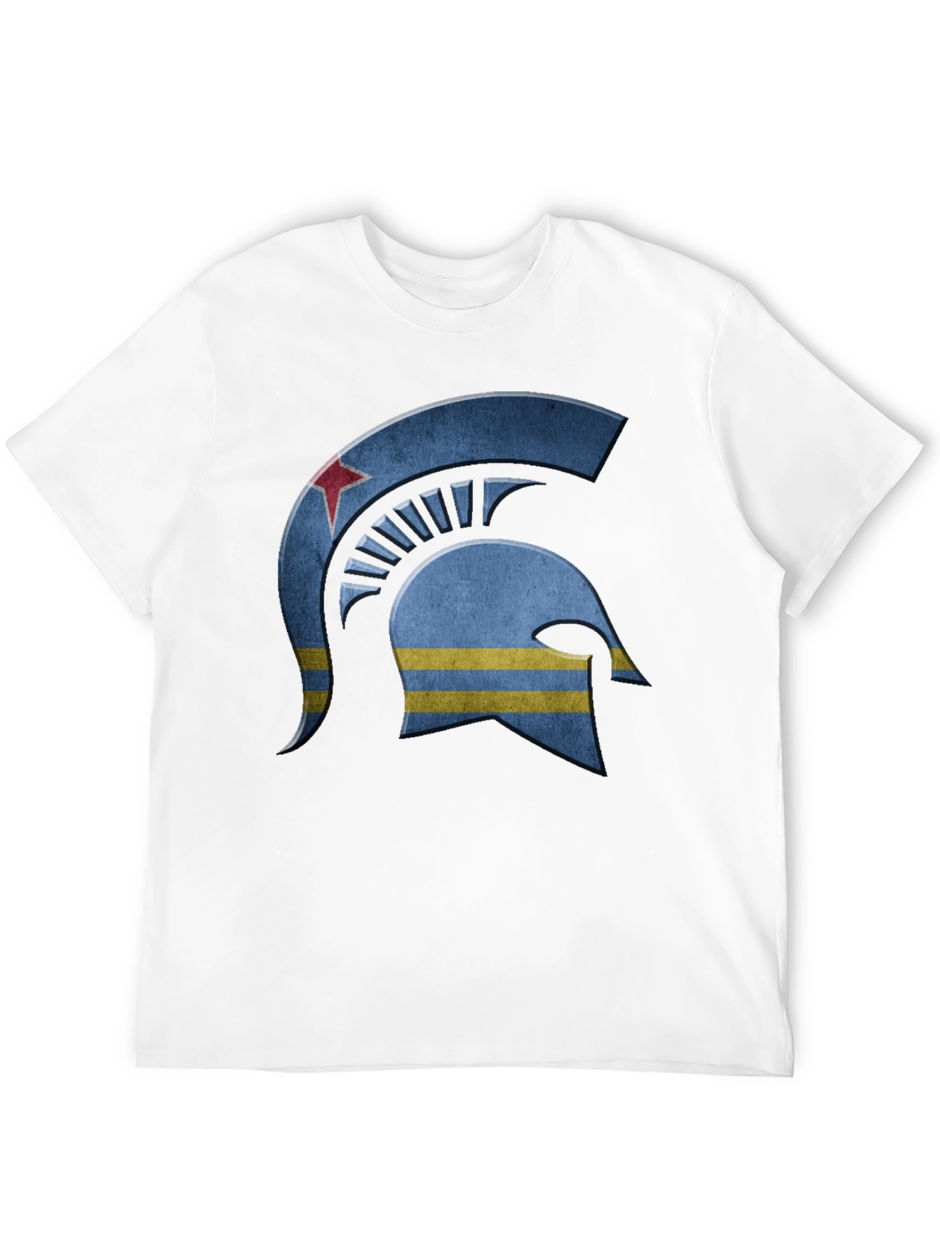 Aruba Spartan Helmet T-Shirt - Stylish & Unique Design