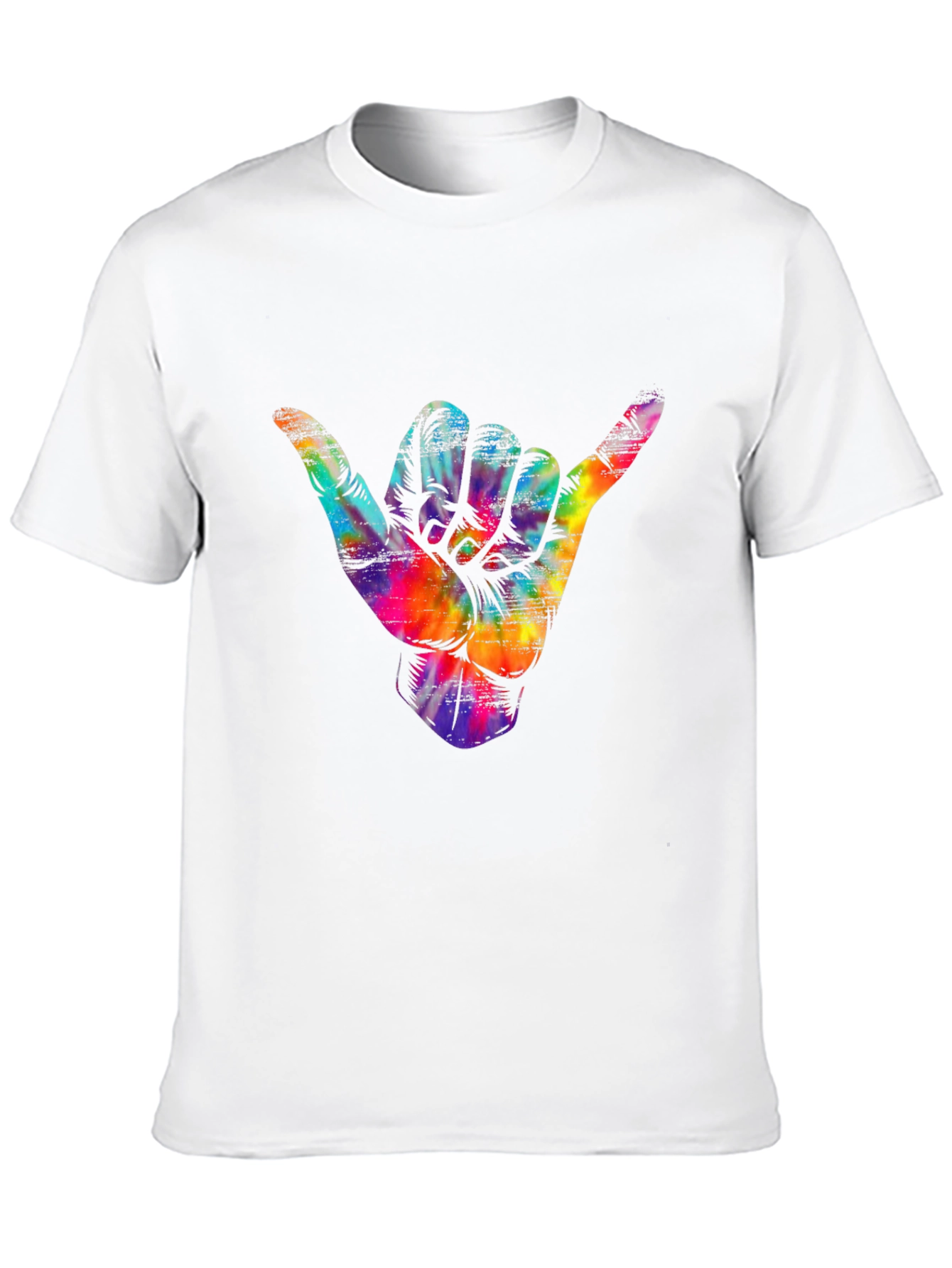 Shaka Hand Tie Dye T-Shirt - Hang Loose Tee