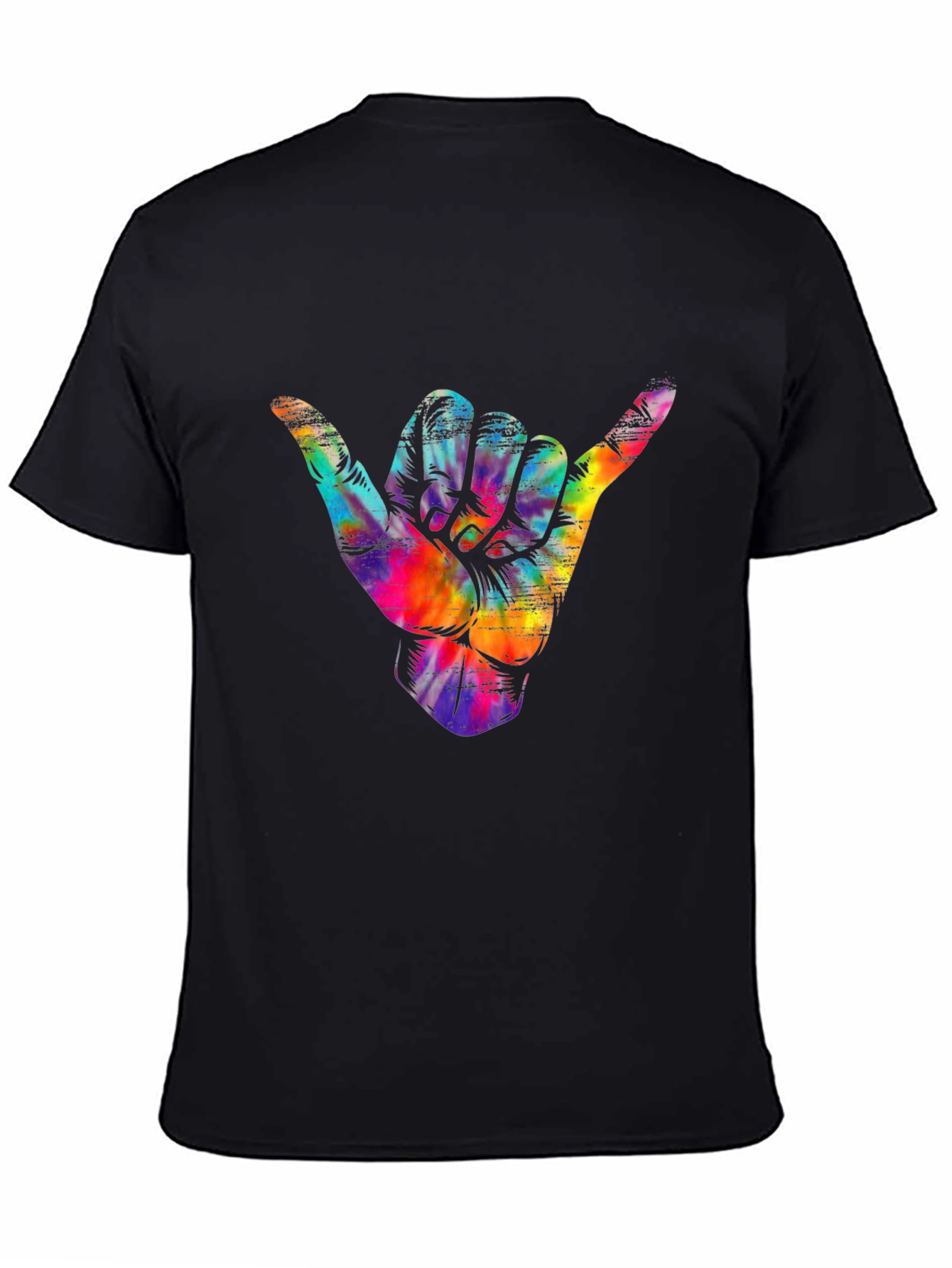 Shaka Hand Tie Dye T-Shirt - Hang Loose Tee