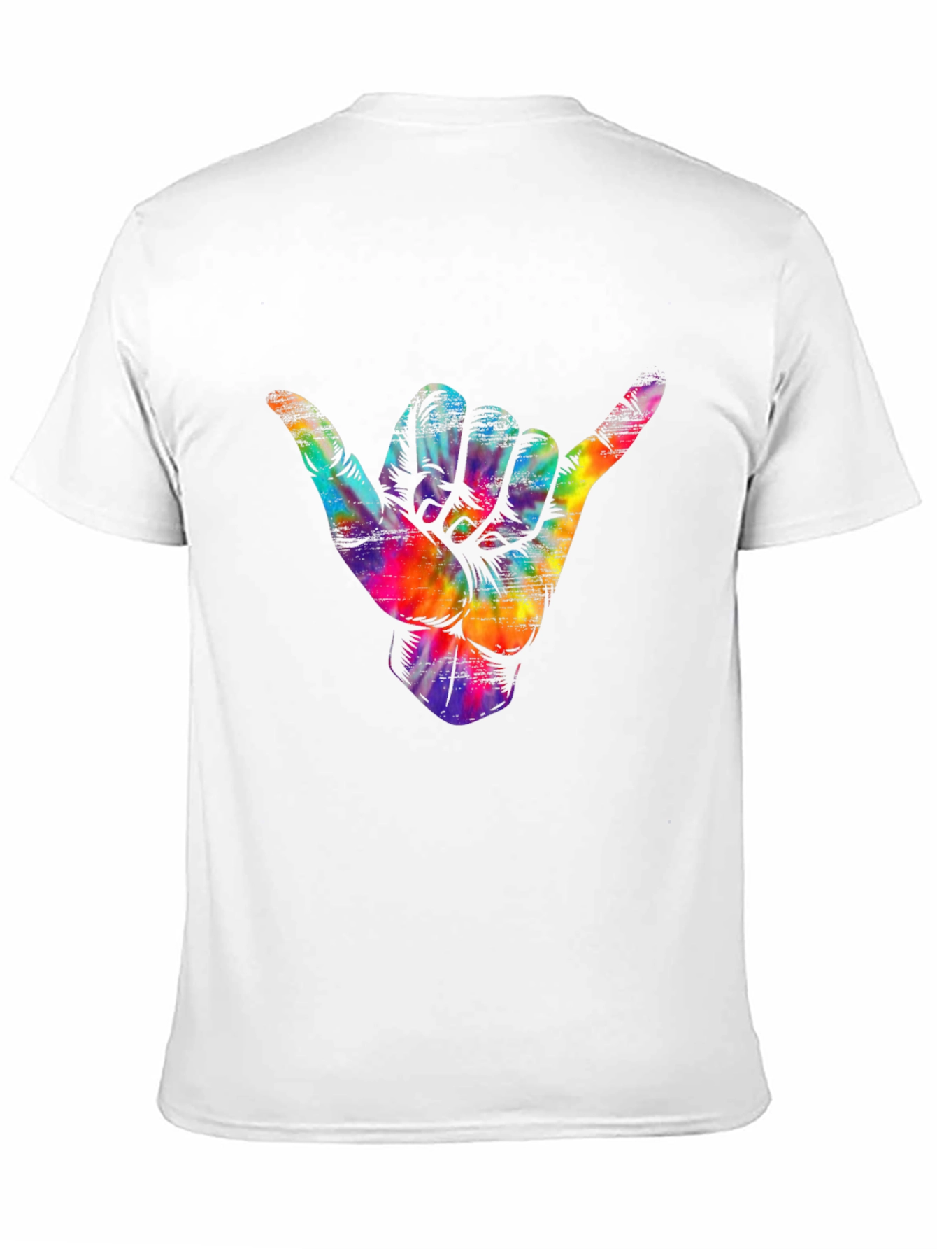 Shaka Hand Tie Dye T-Shirt - Hang Loose Tee