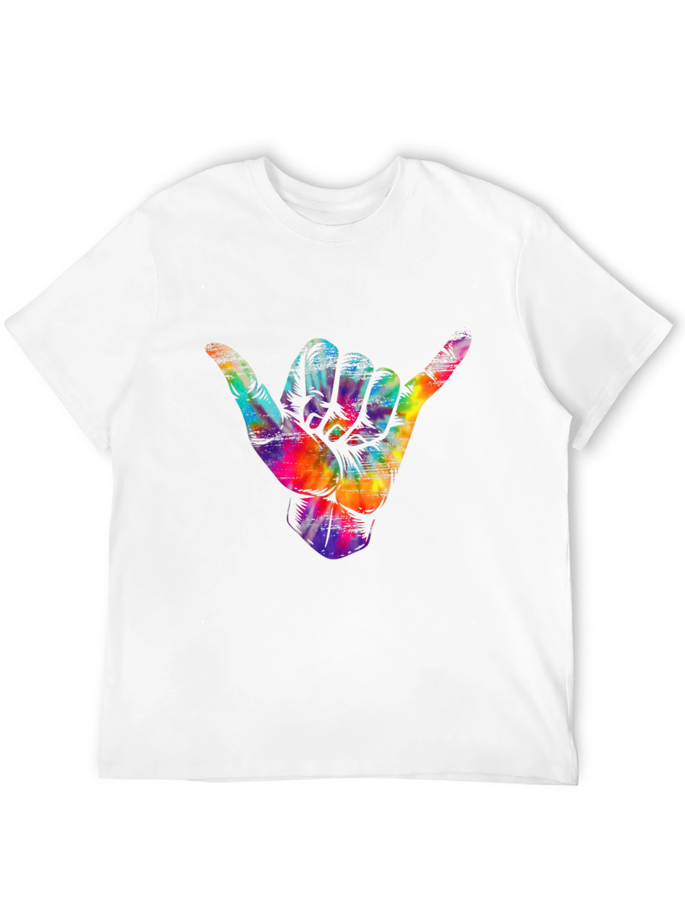 Shaka Hand Tie Dye T-Shirt - Hang Loose Tee