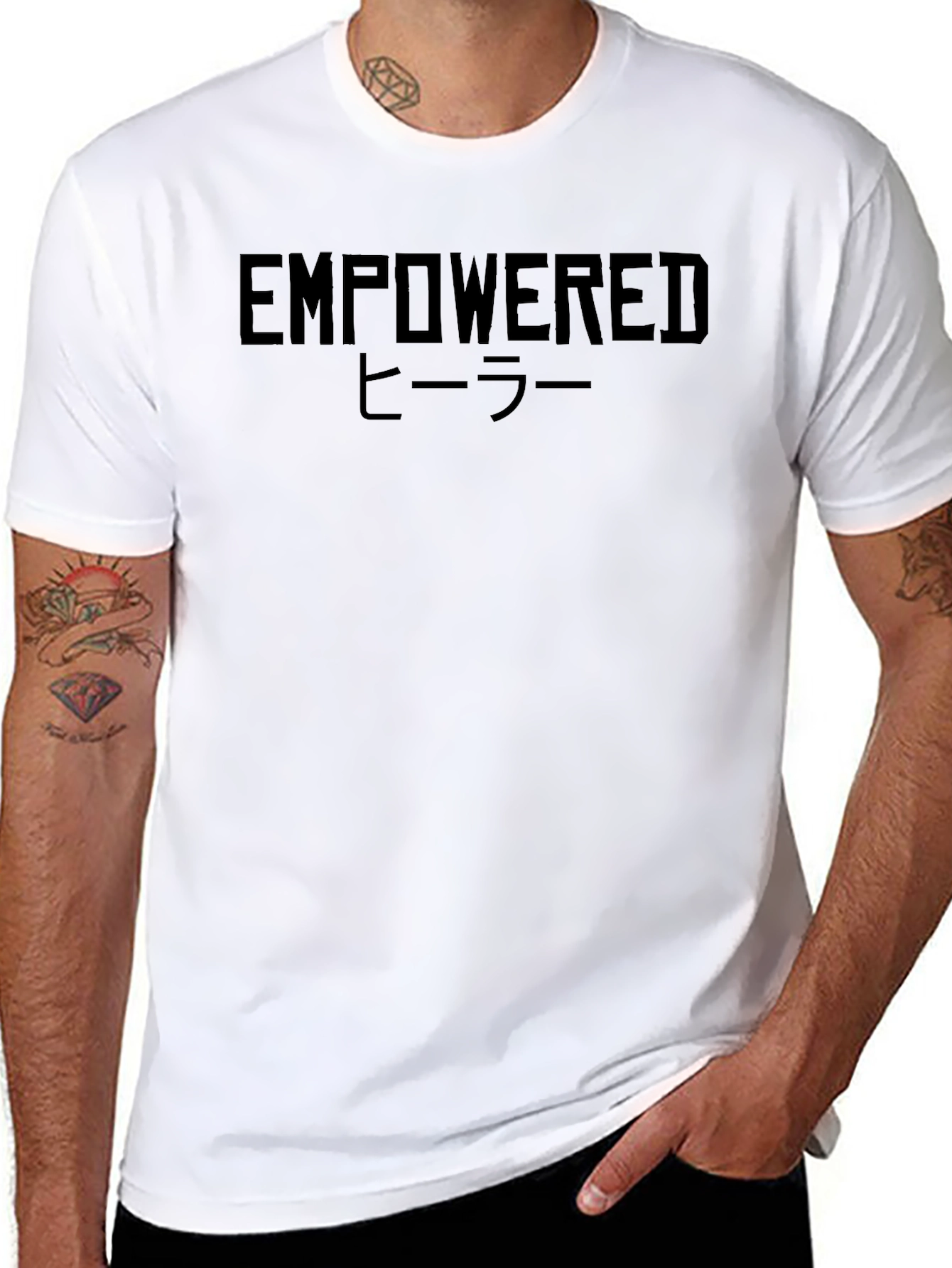 Empowered Healer Black Graphic T-Shirt