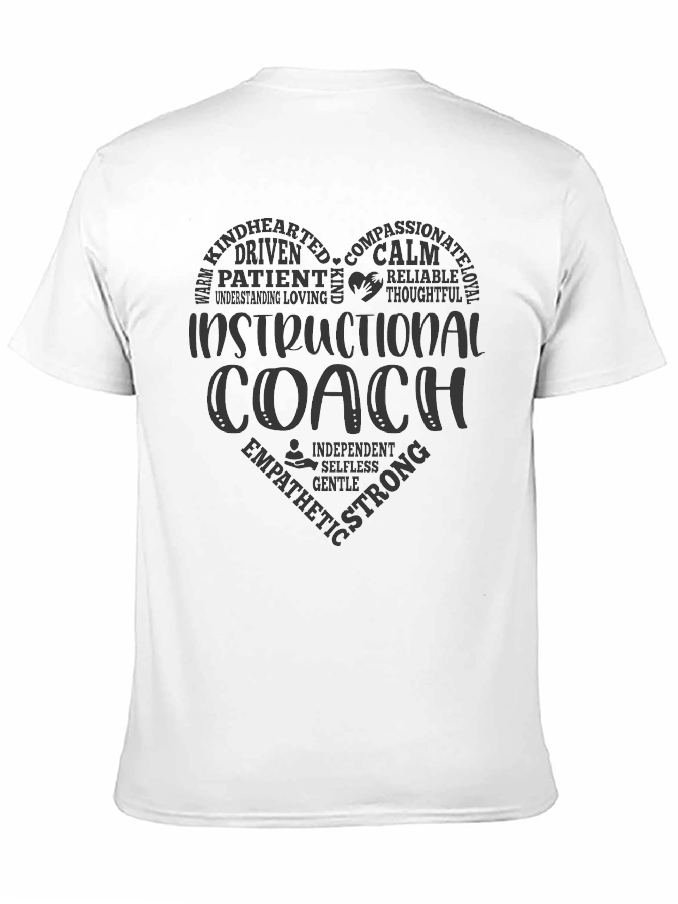 Instructional Coach Heart T-Shirt