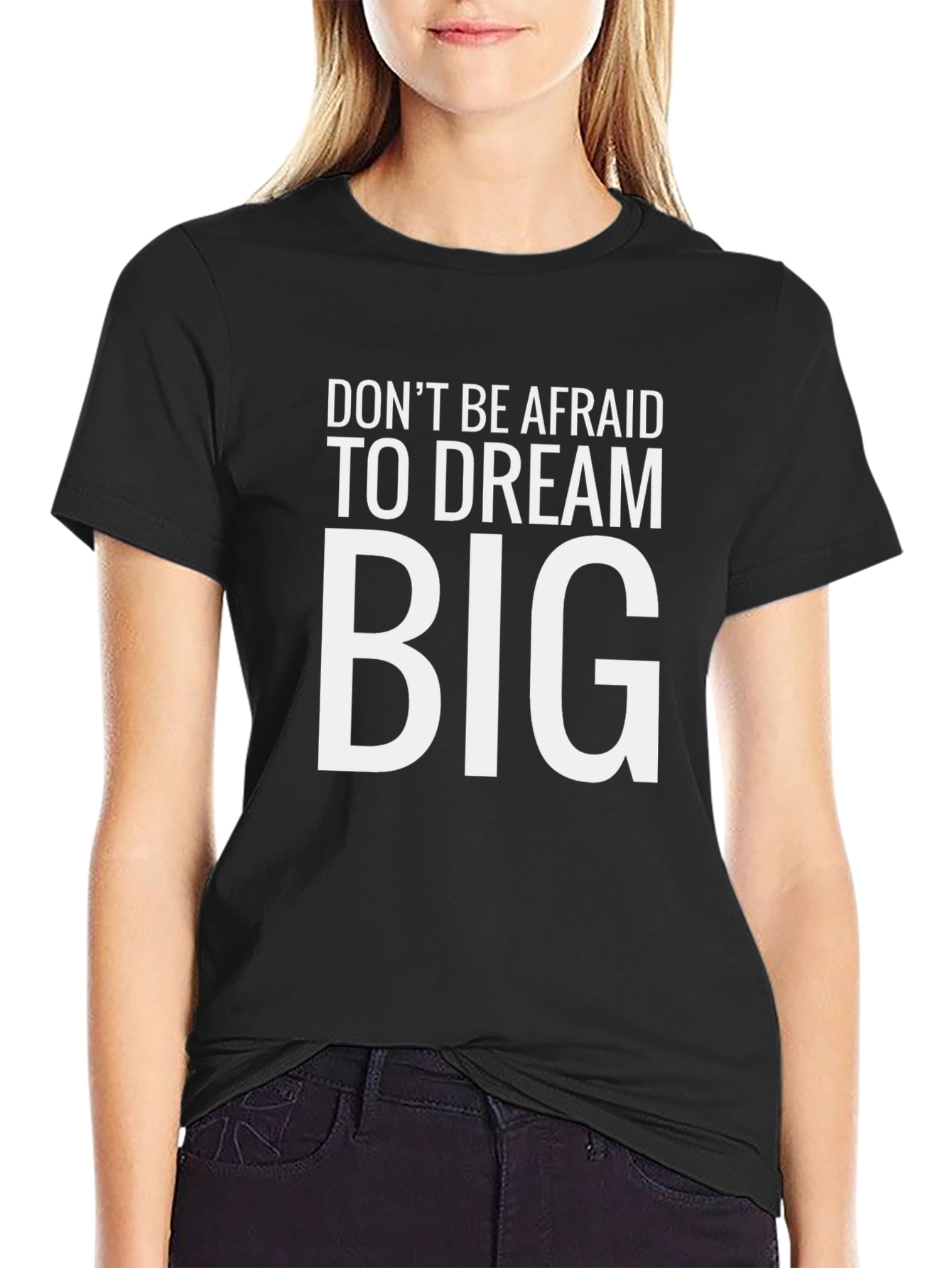 Dream Big Graphic Tee - Motivational T-Shirt