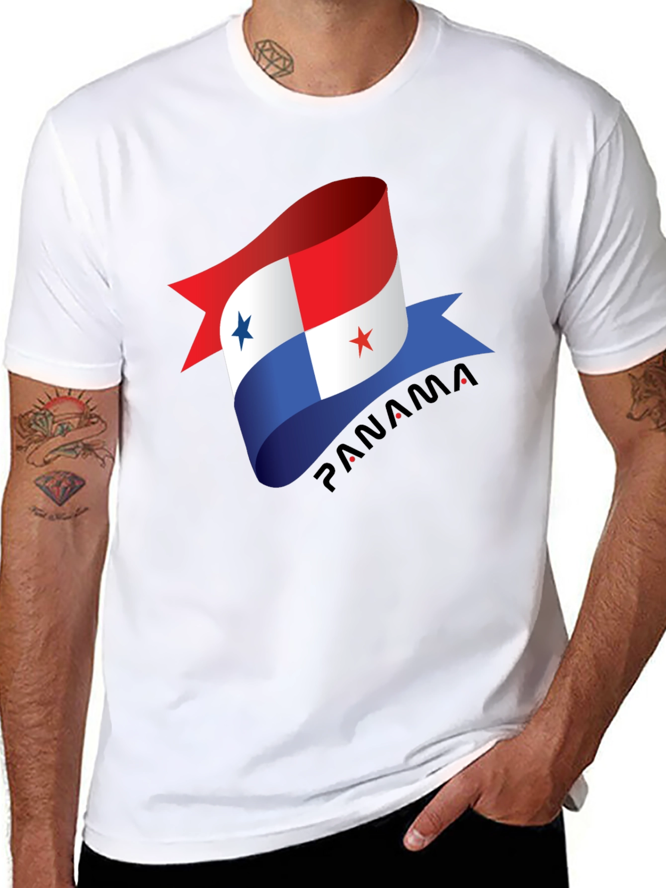 Panama Flag Graphic T-Shirt