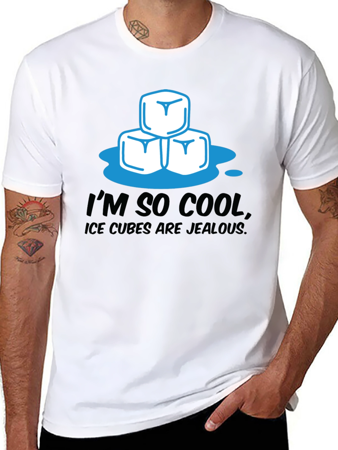 Im So Cool Ice Cubes Graphic Tee