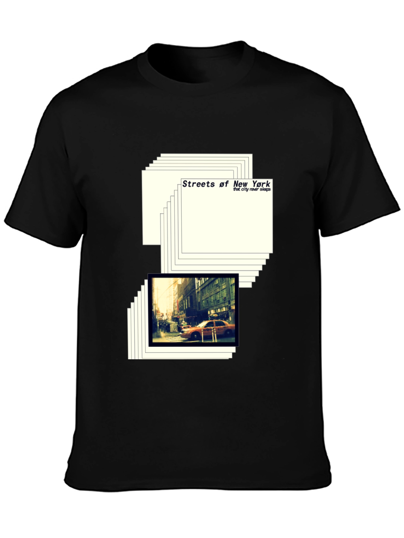 Streets of New York Graphic Print T-Shirt