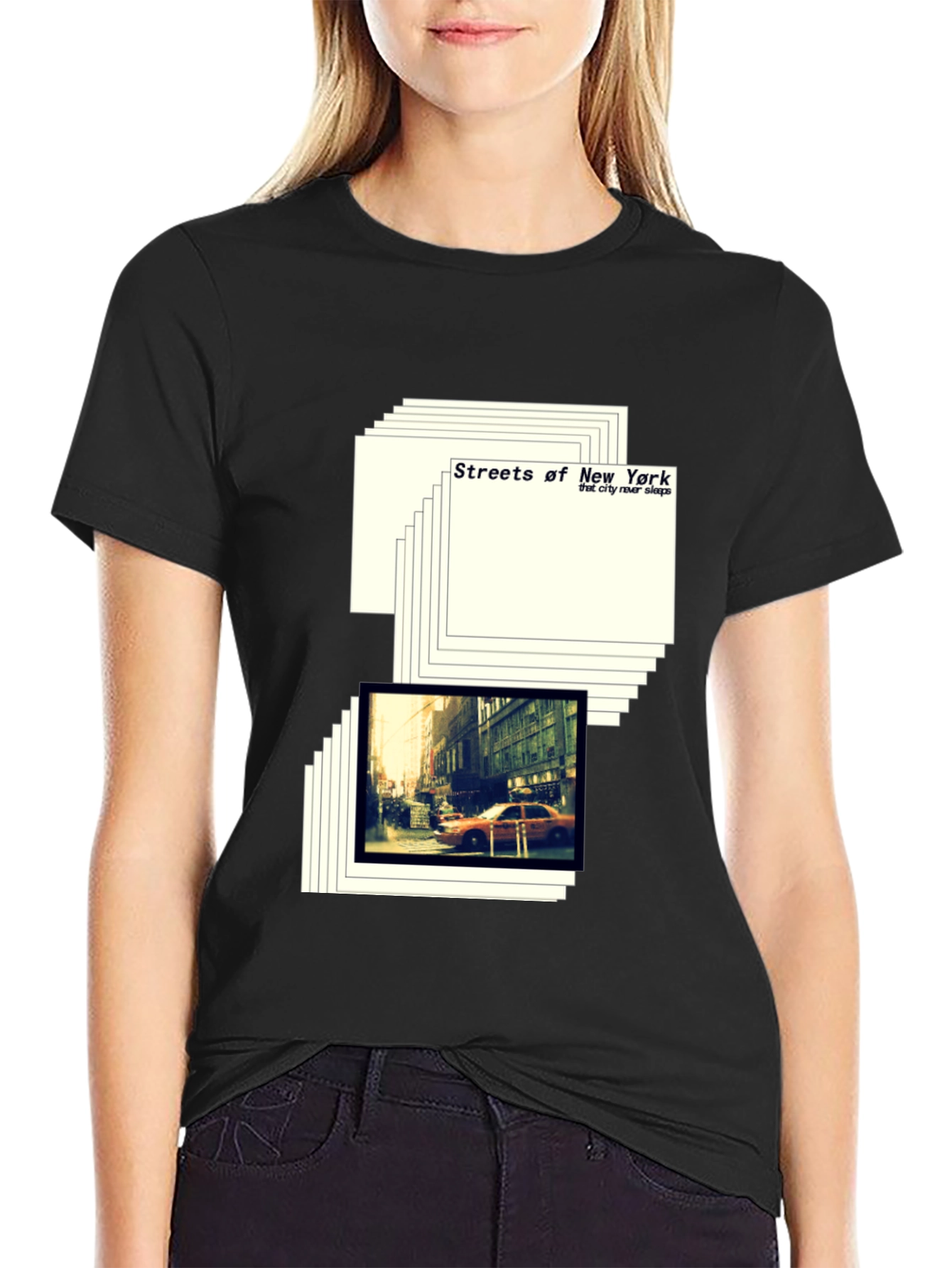 Streets of New York Graphic Print T-Shirt
