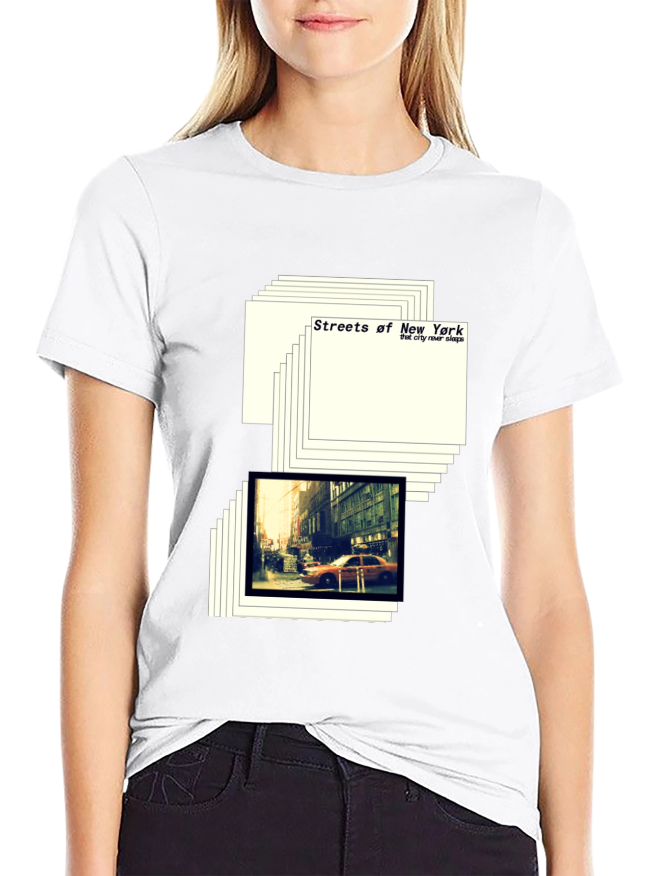 Streets of New York Graphic Print T-Shirt