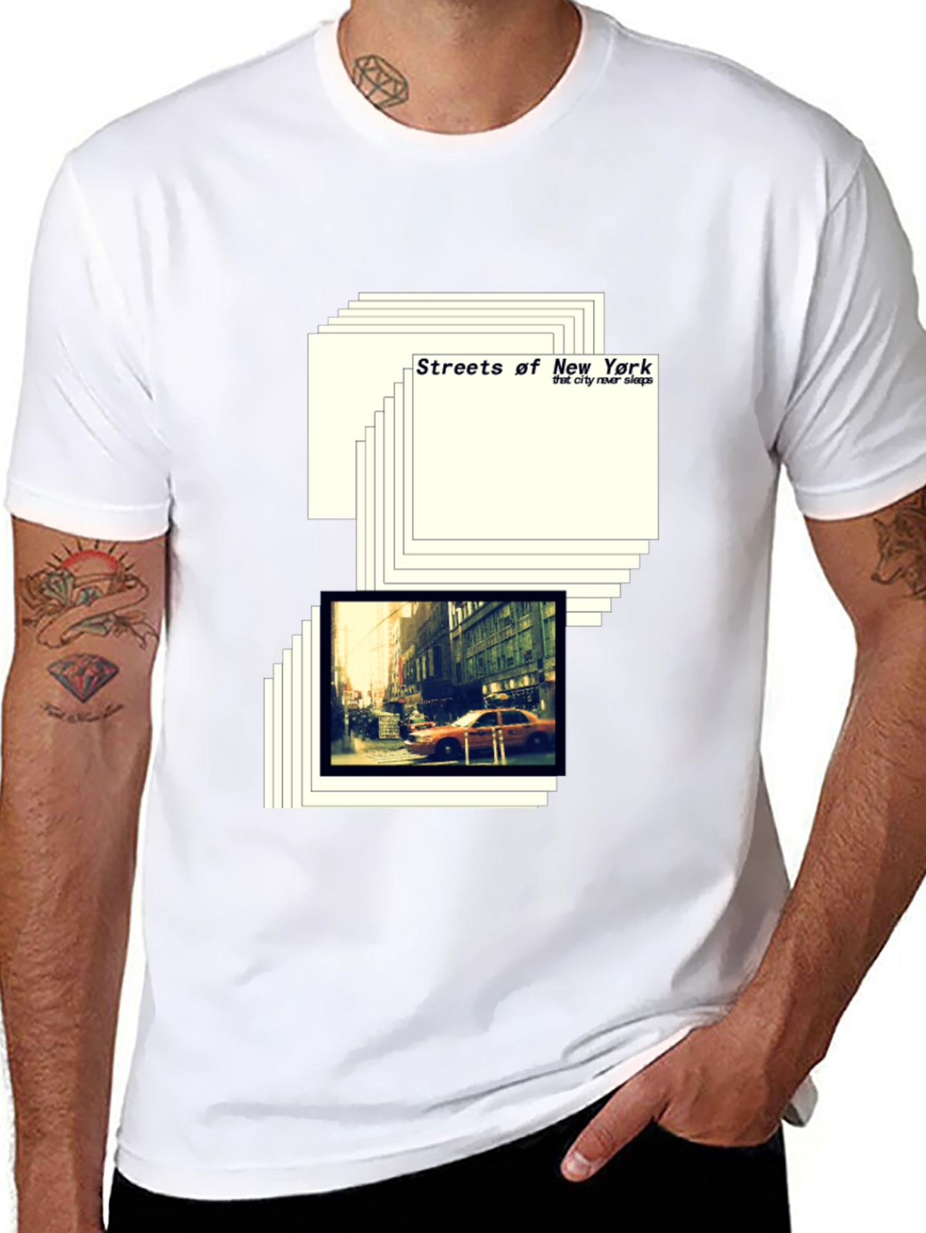 Streets of New York Graphic Print T-Shirt
