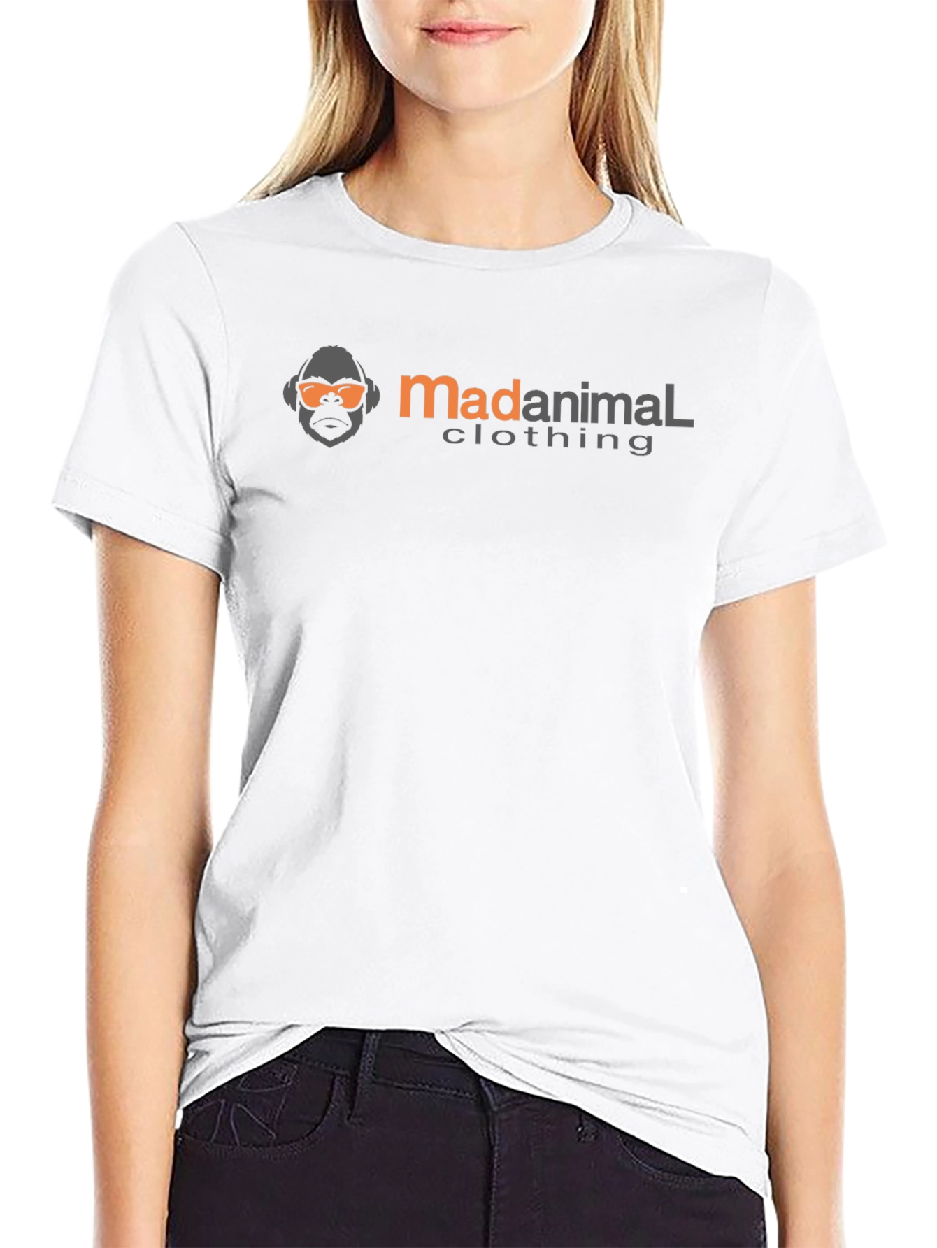 MadAnimal Clothing Black Graphic Tee