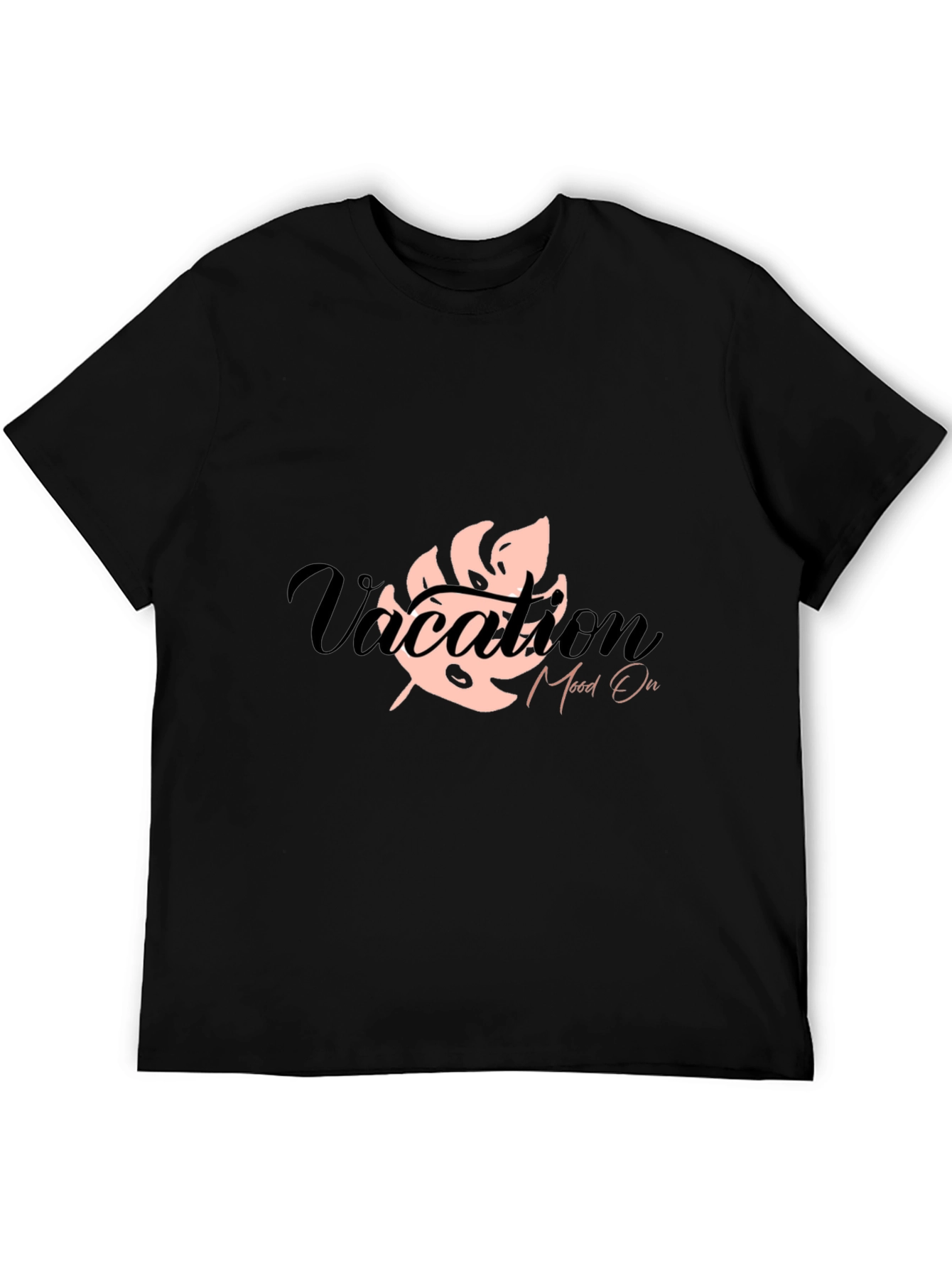 Vacation Mode On Black Graphic Tee