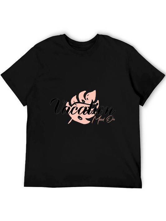 Vacation Mode On Black Graphic Tee