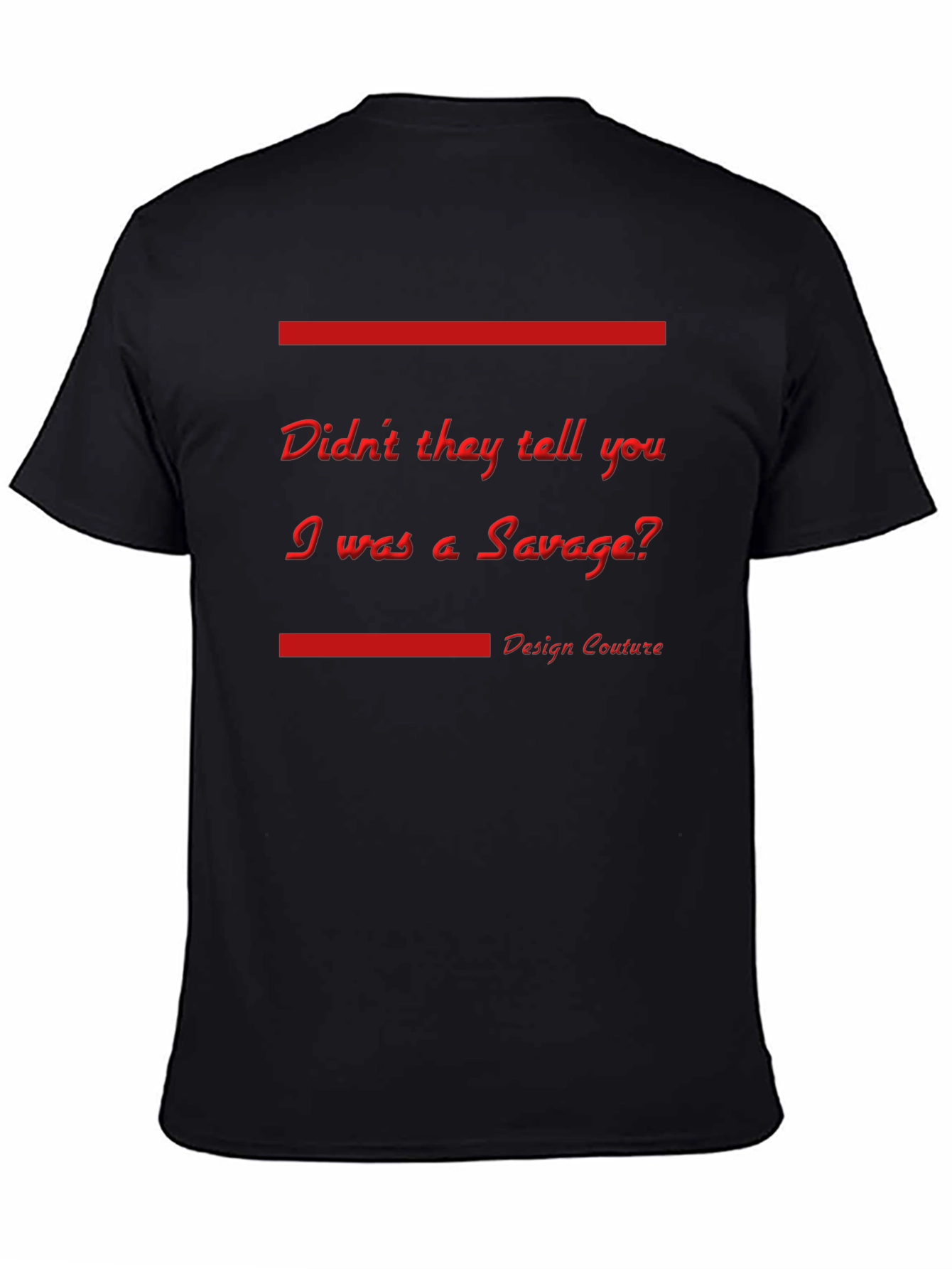 Savage Statement Graphic Tee - Bold Design