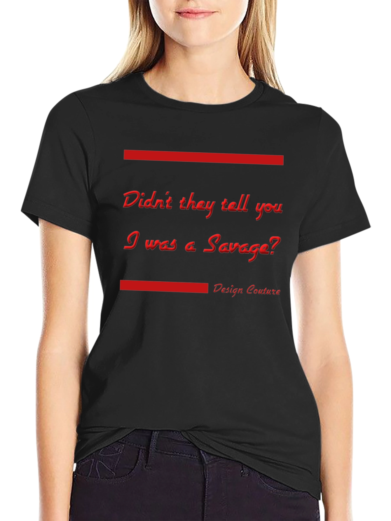 Savage Statement Graphic Tee - Bold Design