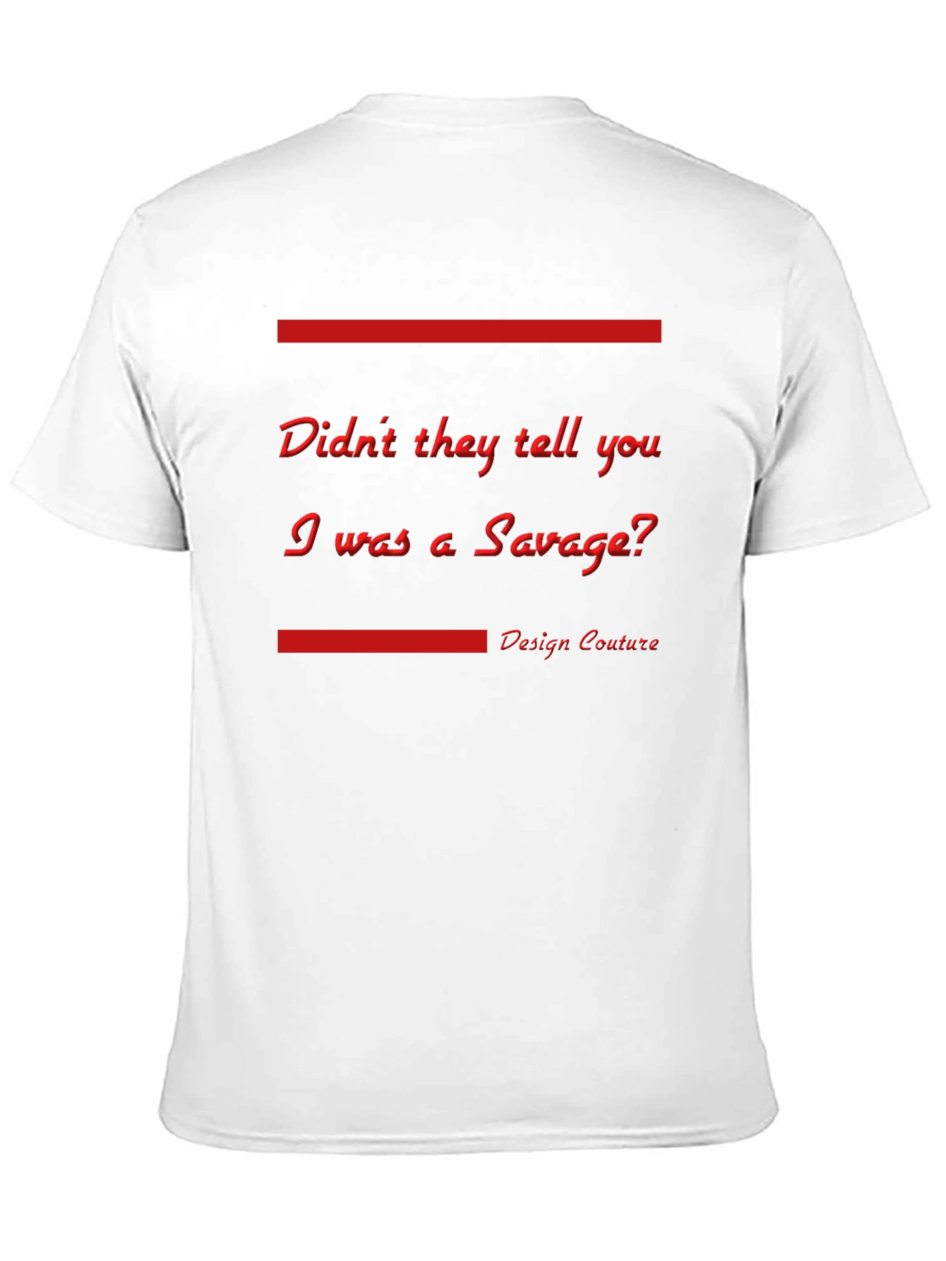 Savage Statement Graphic Tee - Bold Design