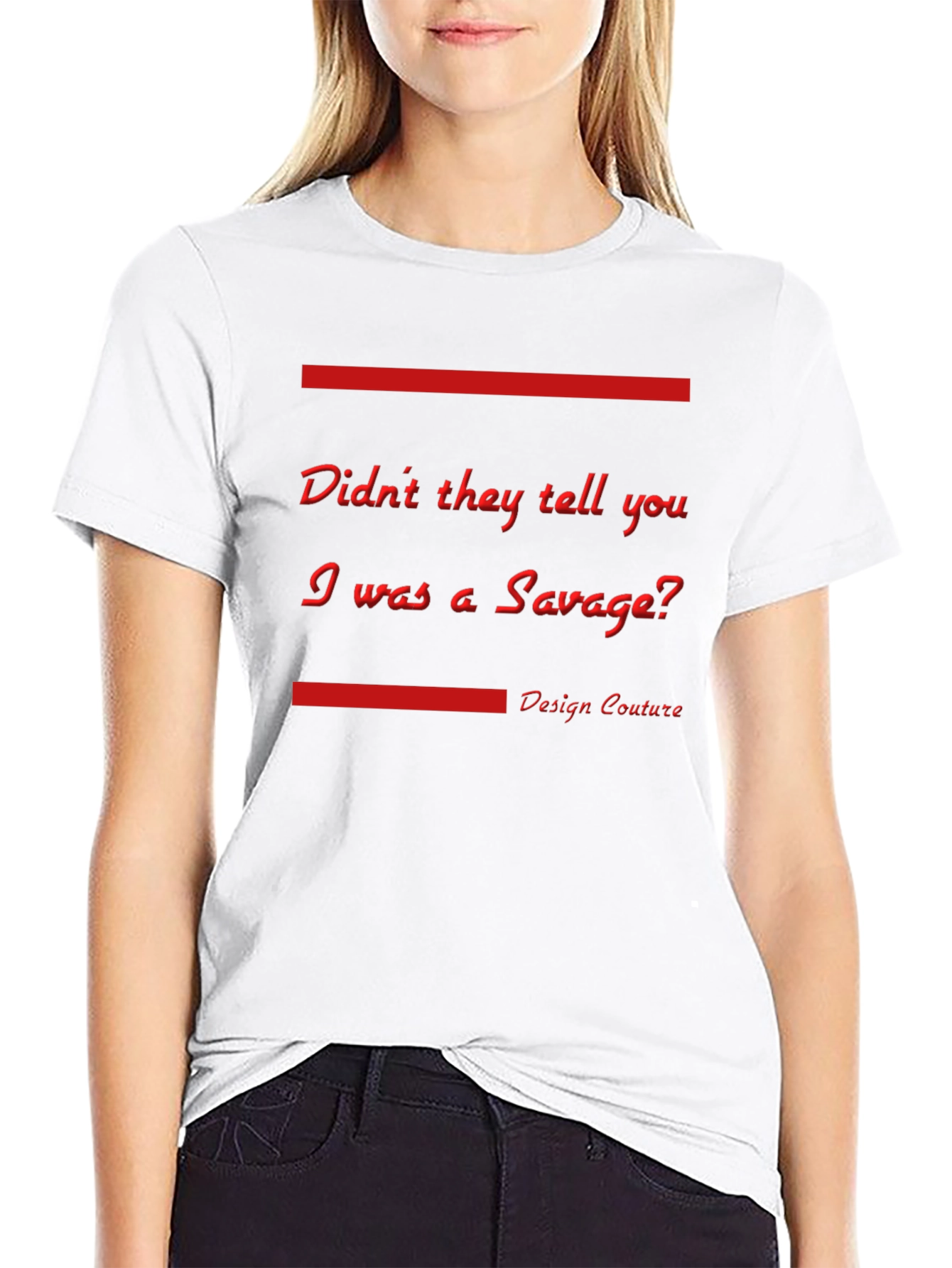 Savage Statement Graphic Tee - Bold Design