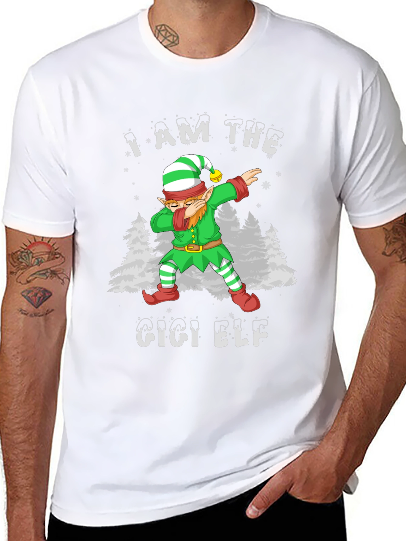 I am the Gigi Elf T-Shirt - Christmas Dab